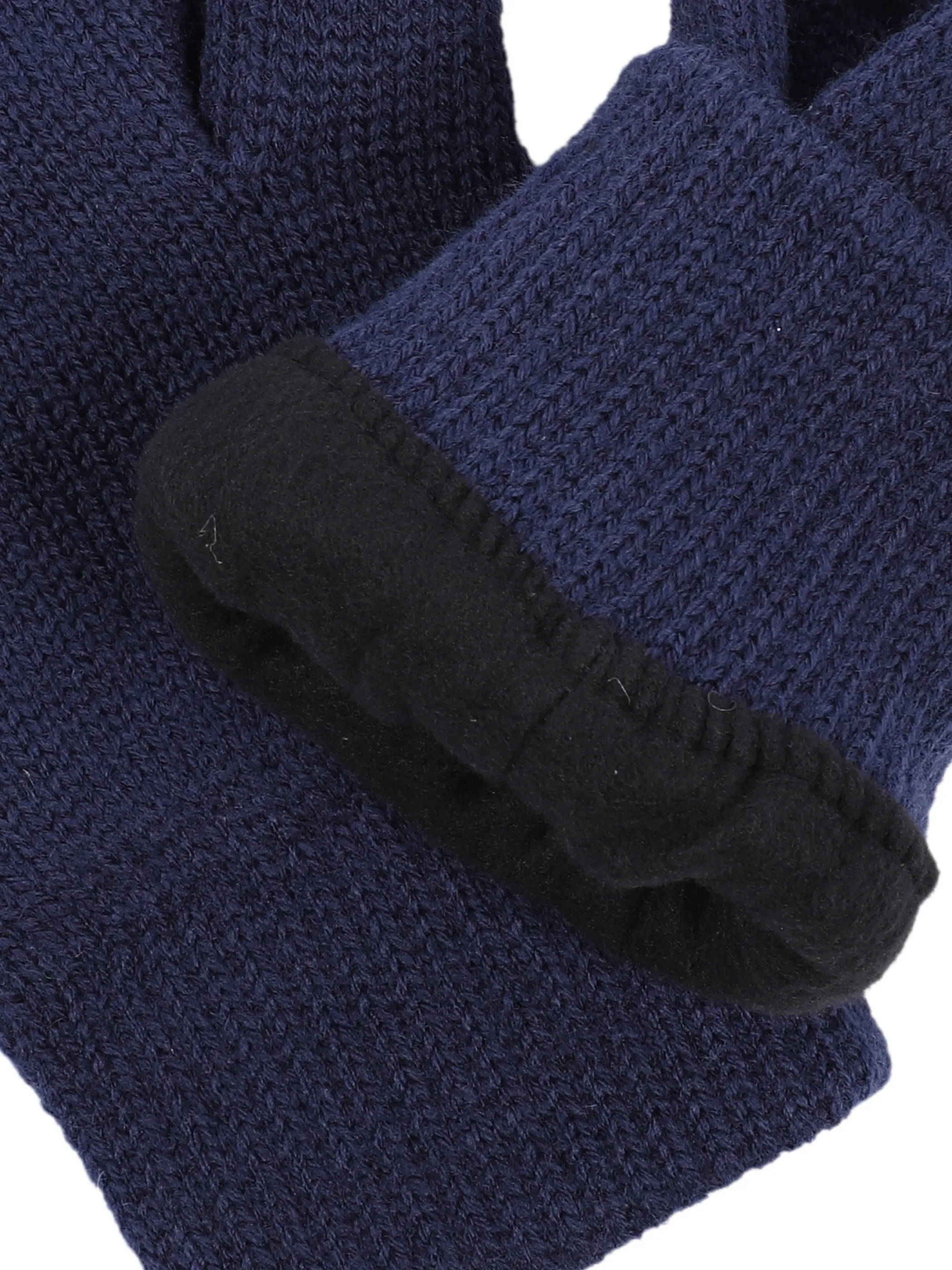Jim Spencer He. Strickhandschuh Basic uni Blau 846372 NAVY 3 Jim Spencer He. Strickhandschuh Basic uni Blau 846372 NAVY 3