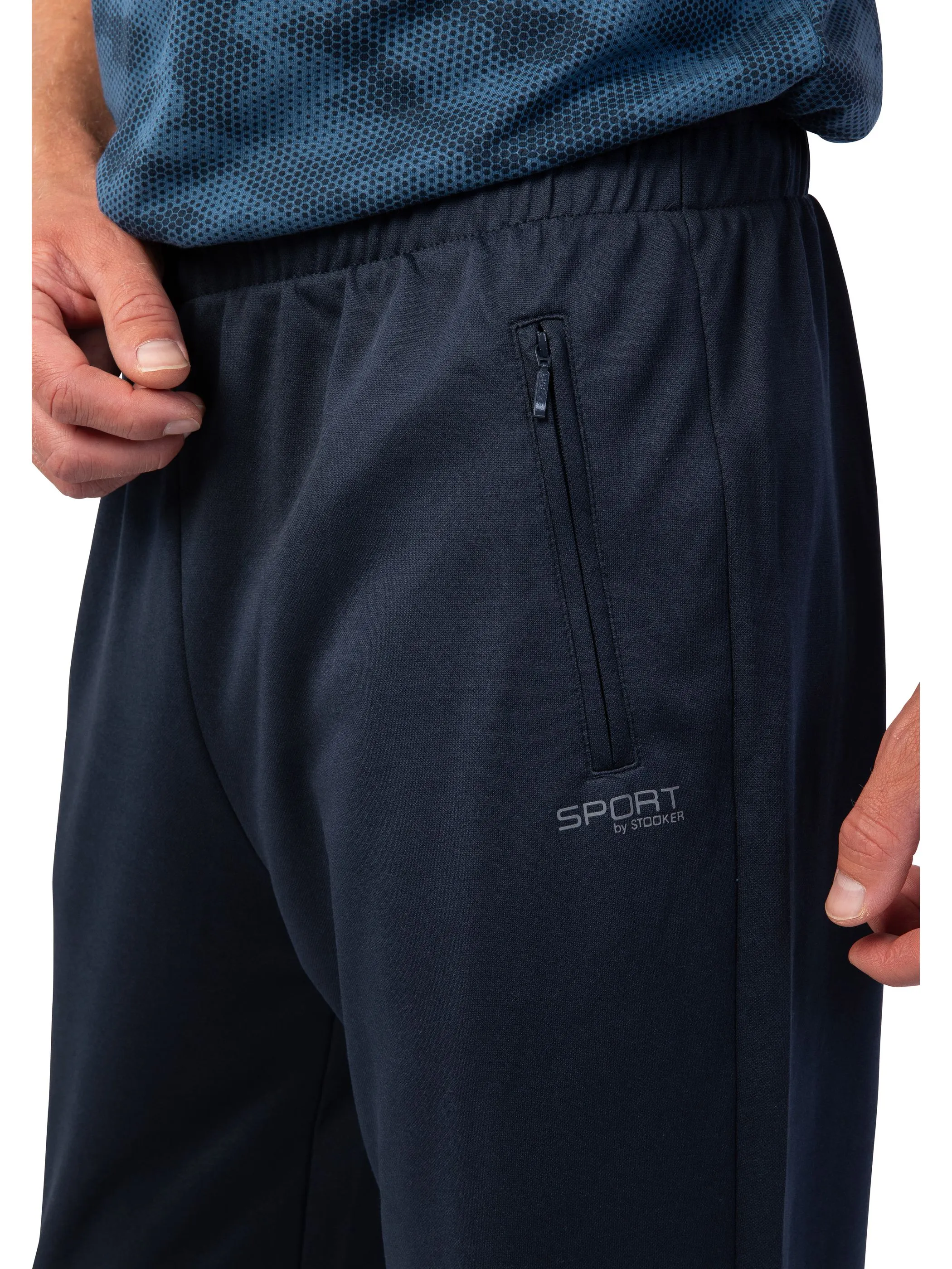 Stooker Athletic 05190020004800 He-Trainingshose "Jim" Blau 703329 4800 3