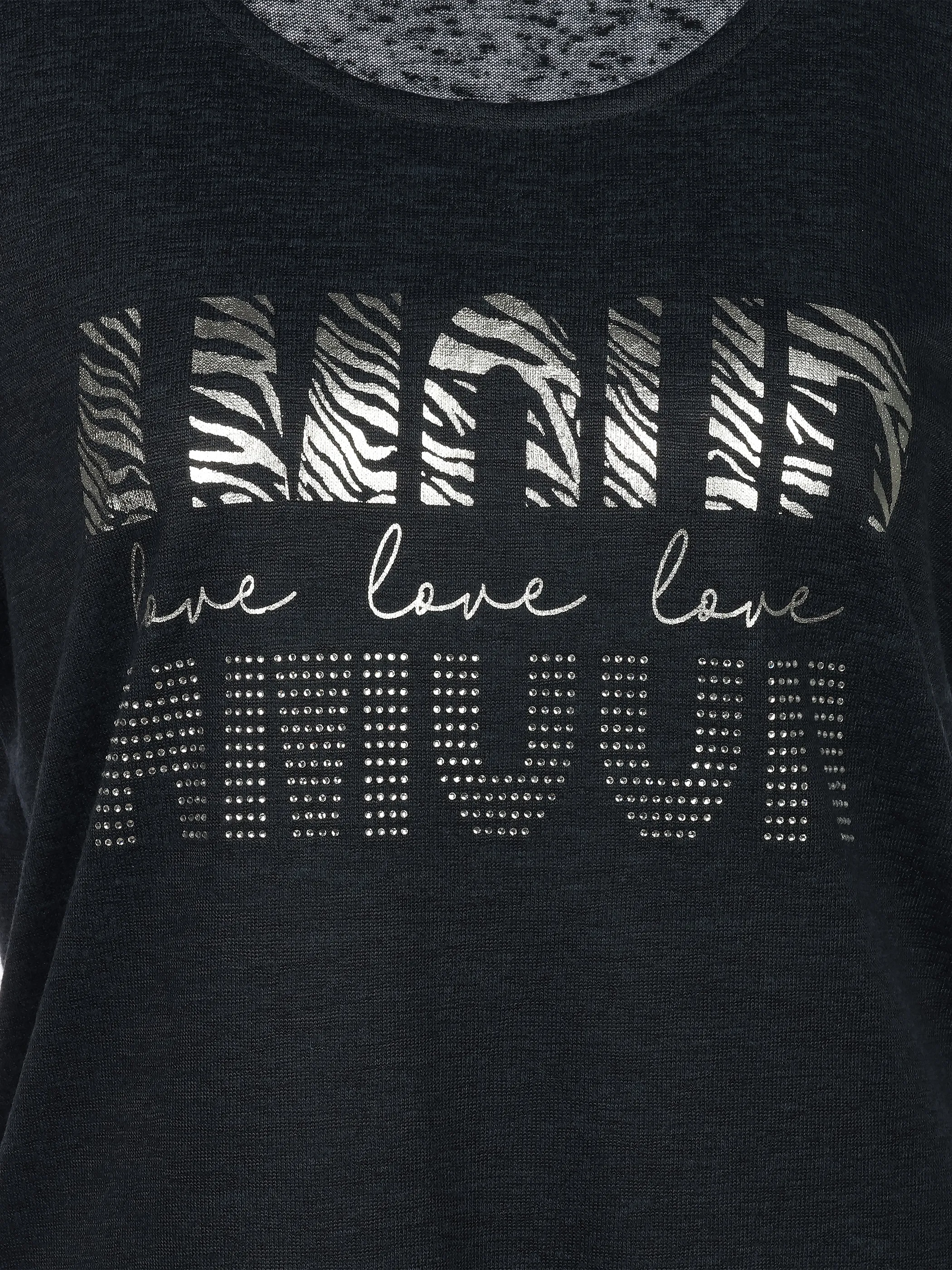 Sure Da-Shirt m. Folienprint Marine 926143 SAPHIRE 3