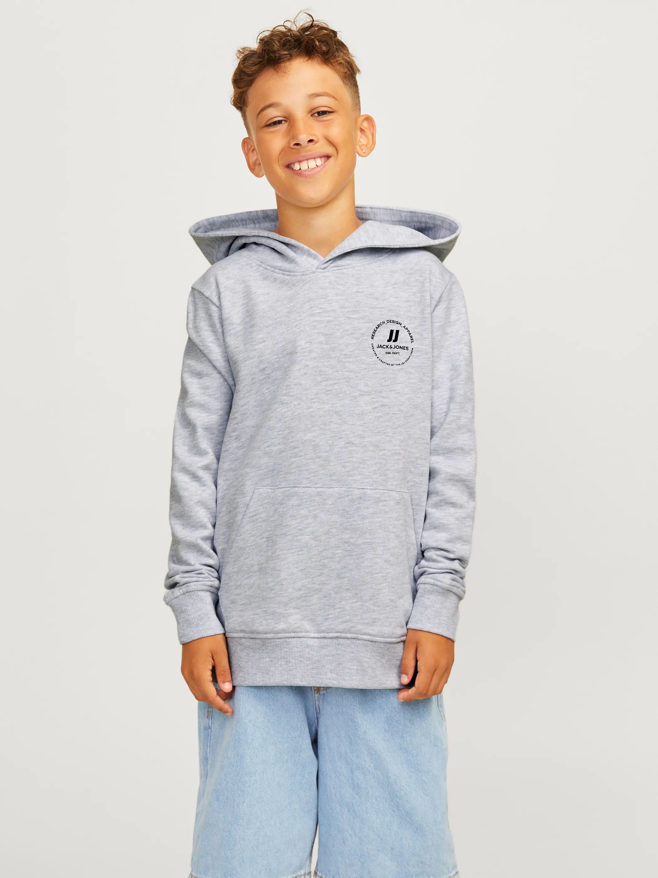 Jack&Jones Junior 12258968 JJESWIFT SWEAT HOOD N Weiß 897111 200349 3 Jack&Jones Junior 12258968 JJESWIFT SWEAT HOOD N Weiß 897111 200349 3