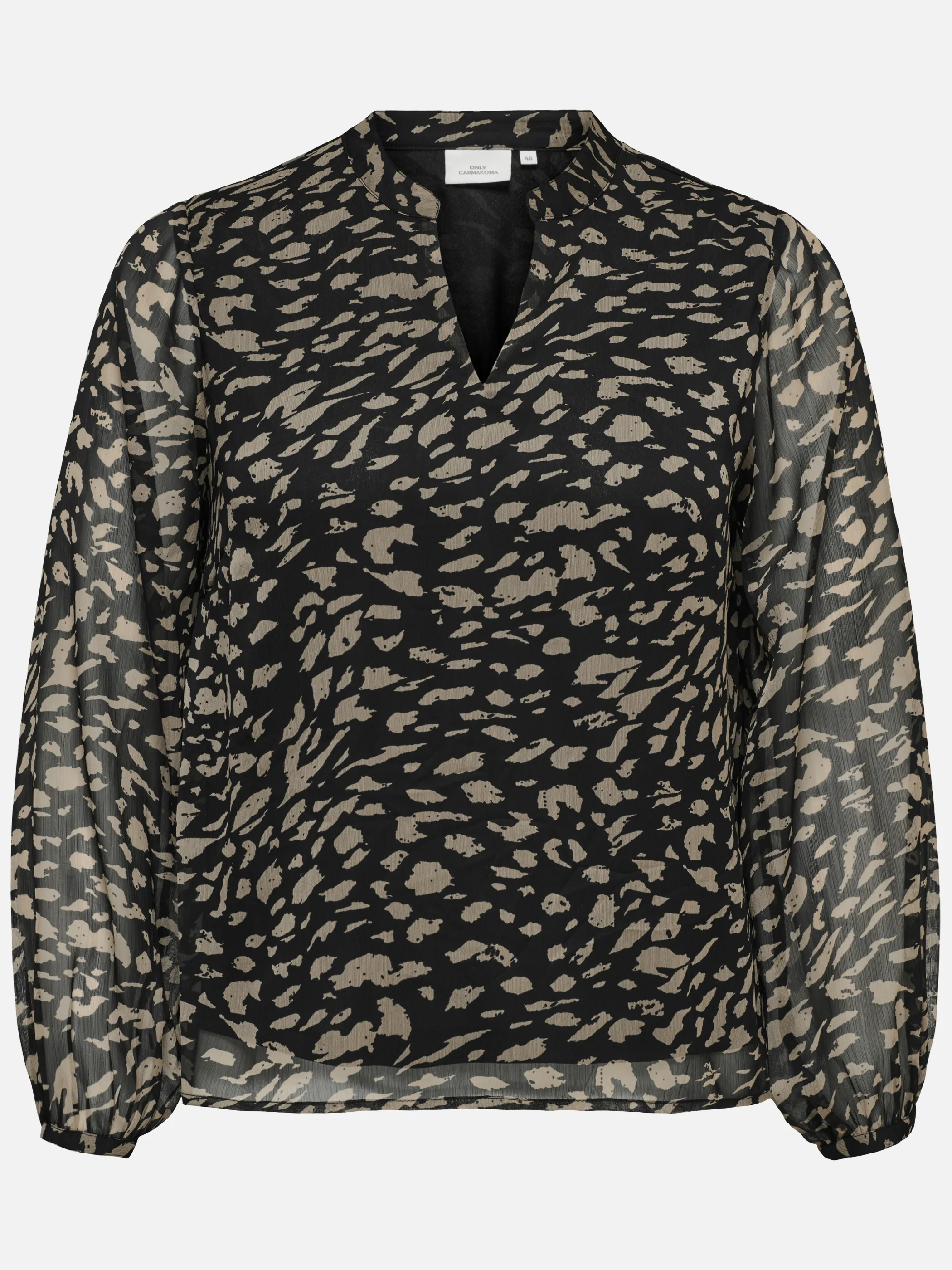 Only Carmakoma 15387725 CARASTA L/S V-NECK TO Schwarz 935631 177911001 1