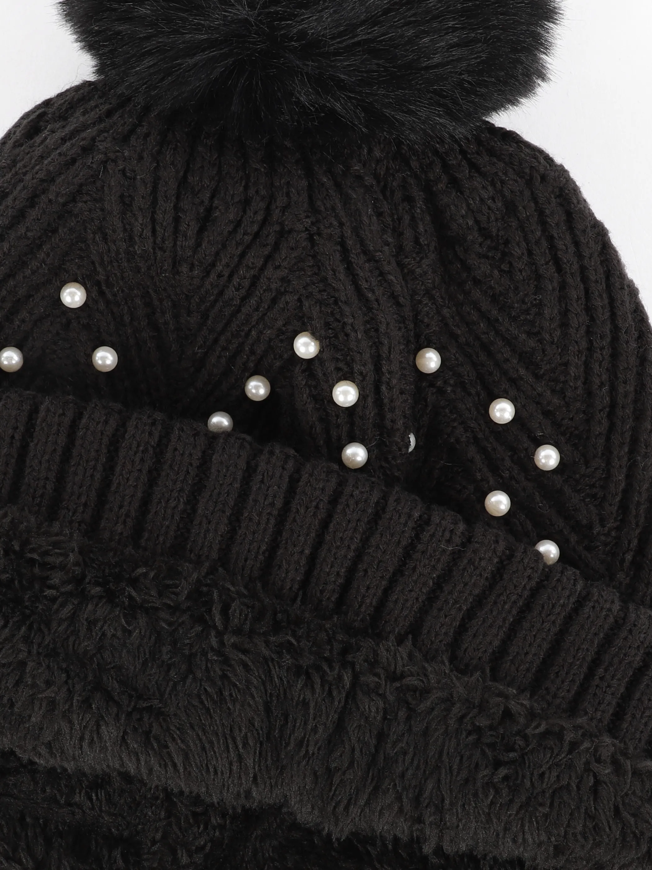 Sure Da-Mütze m. Bommel Schwarz 901605 BLACK 3 Sure Da-Mütze m. Bommel Schwarz 901605 BLACK 3