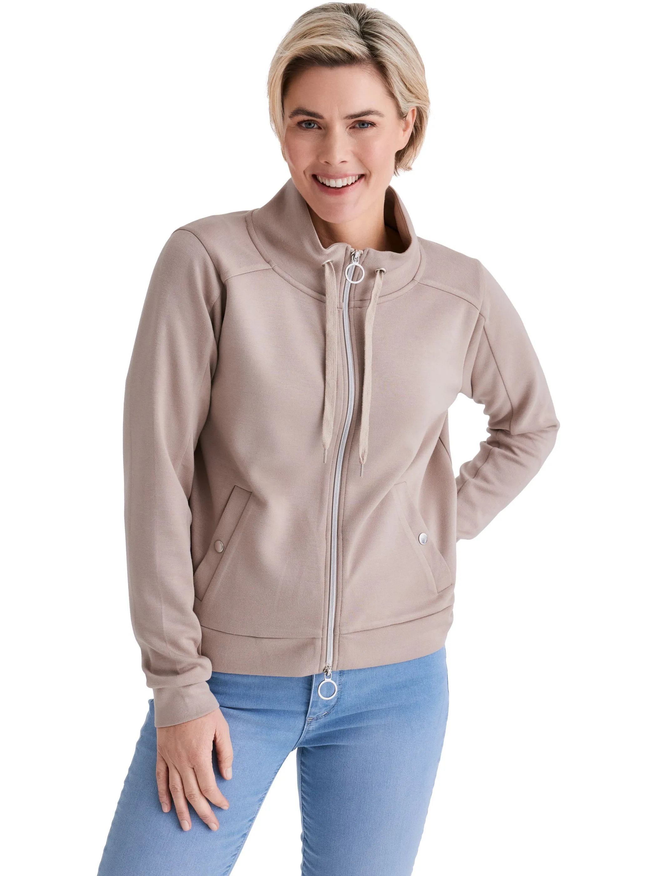 Stooker DOB 00040010006305 Da. Sweat light Grau 928245 6305 1