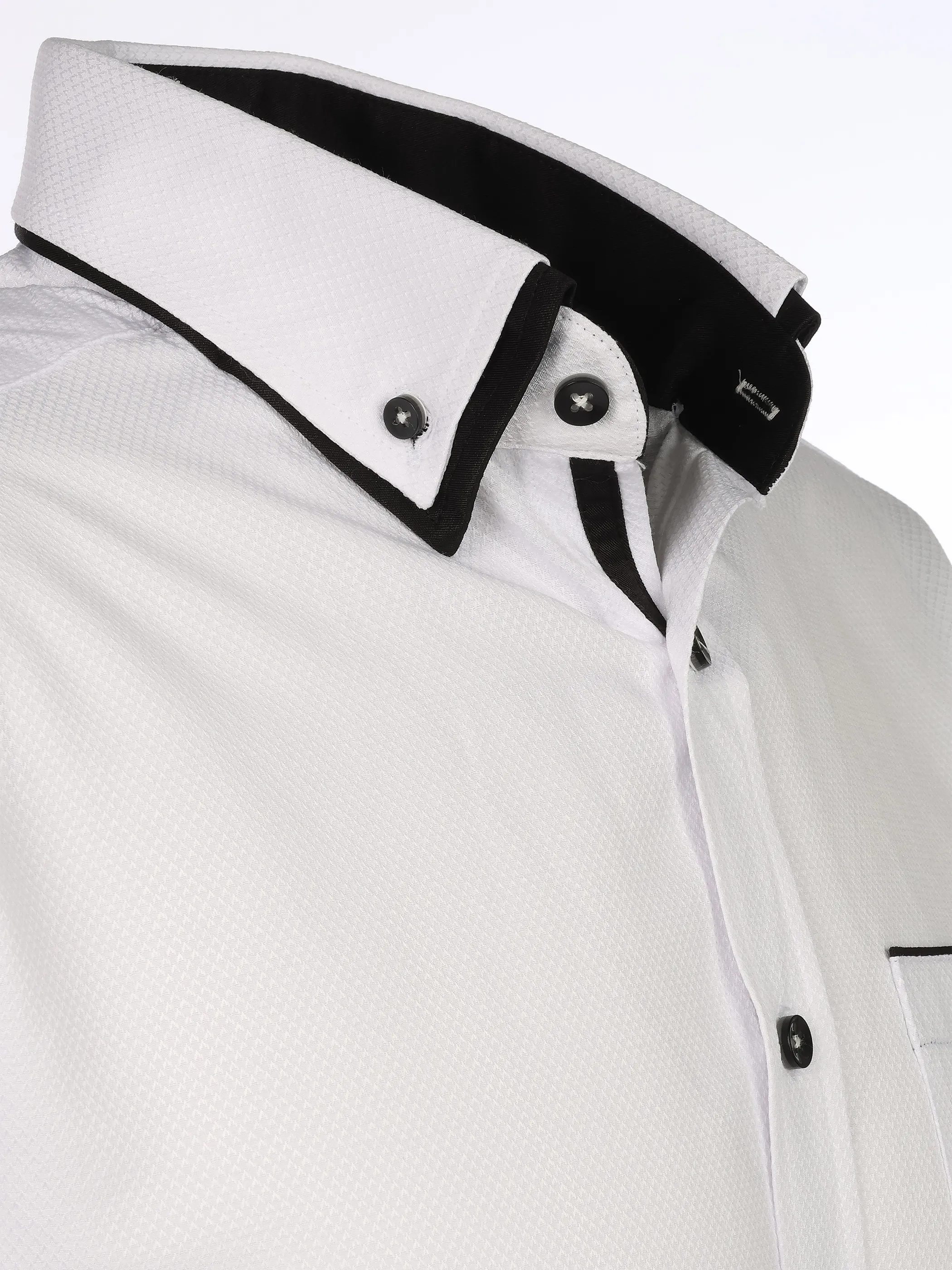 Jim Spencer He. Cityhemd 1/2 Arm celebrate Weiß 928342 WHITE 3