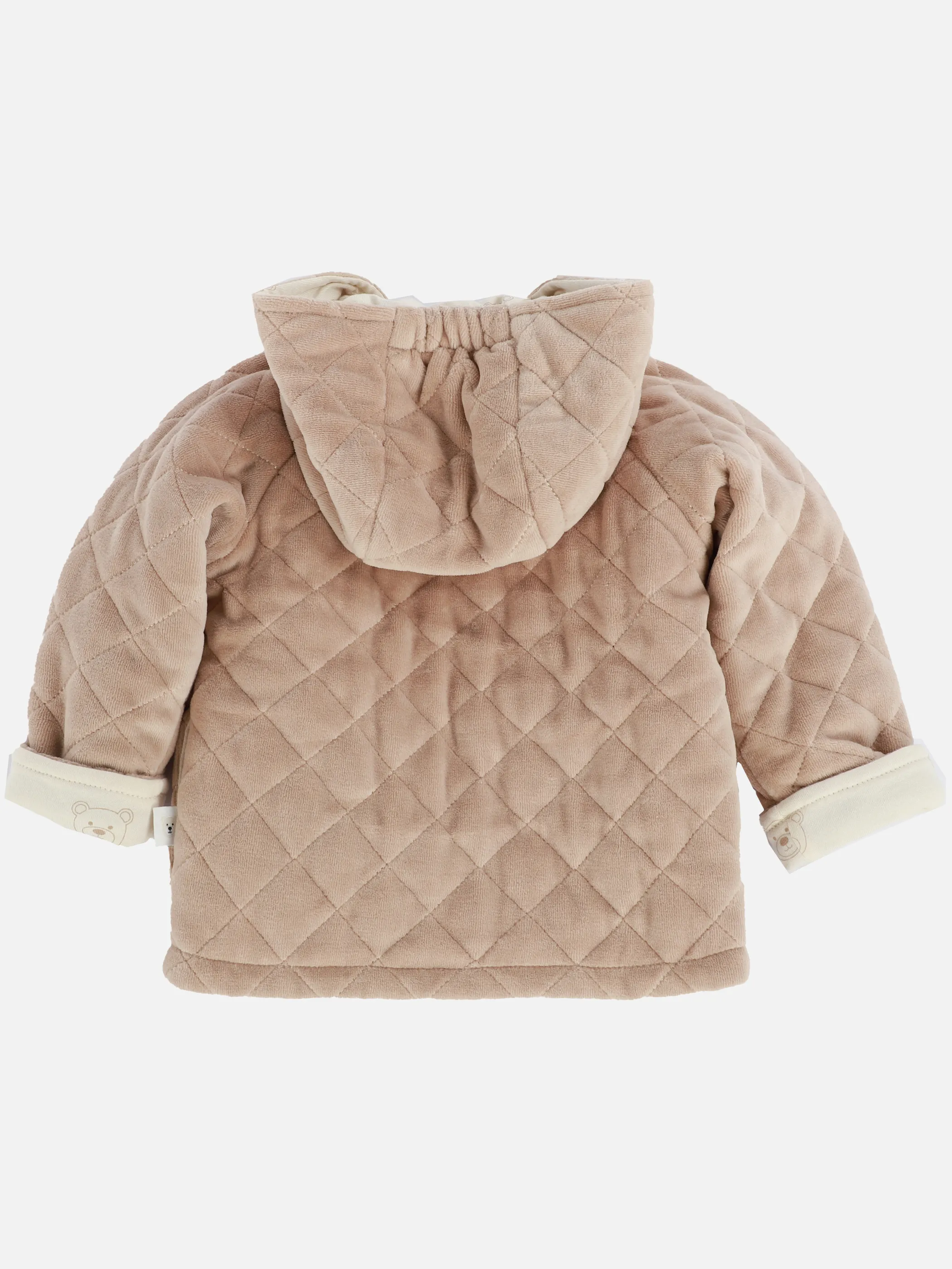 Bubble Gum BU Nickijacke mit Kapue und Bären Appli. in beige Beige 916373 BEIGE 2