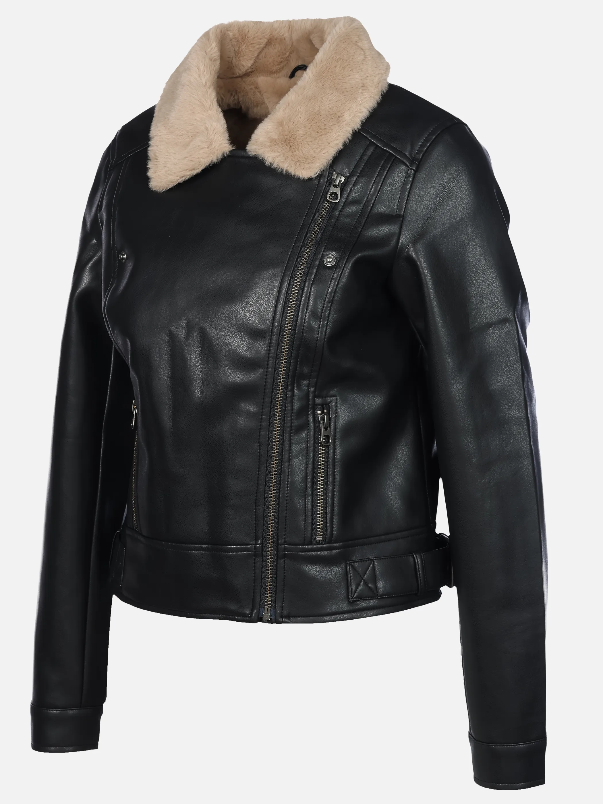 Lascana Fashion Lascana Fashion - Lederimitatjacke Schwarz 940312 4215 3