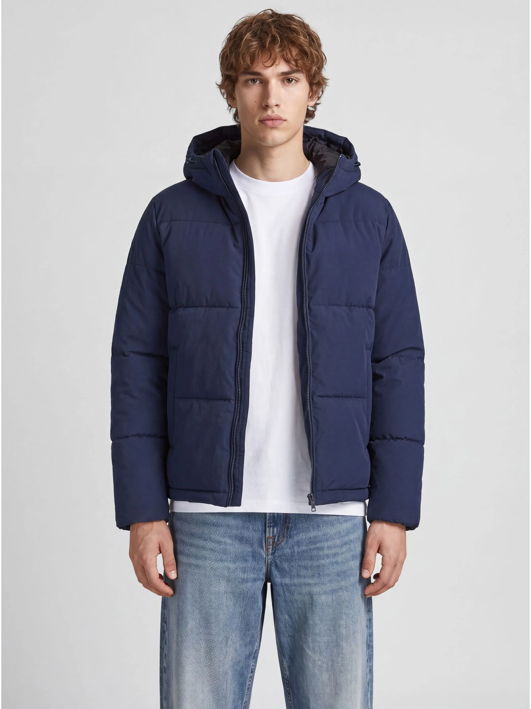 Jack Jones 12303930 JJGALAXY PUFFER JACKE Blau 930733 175917 1
