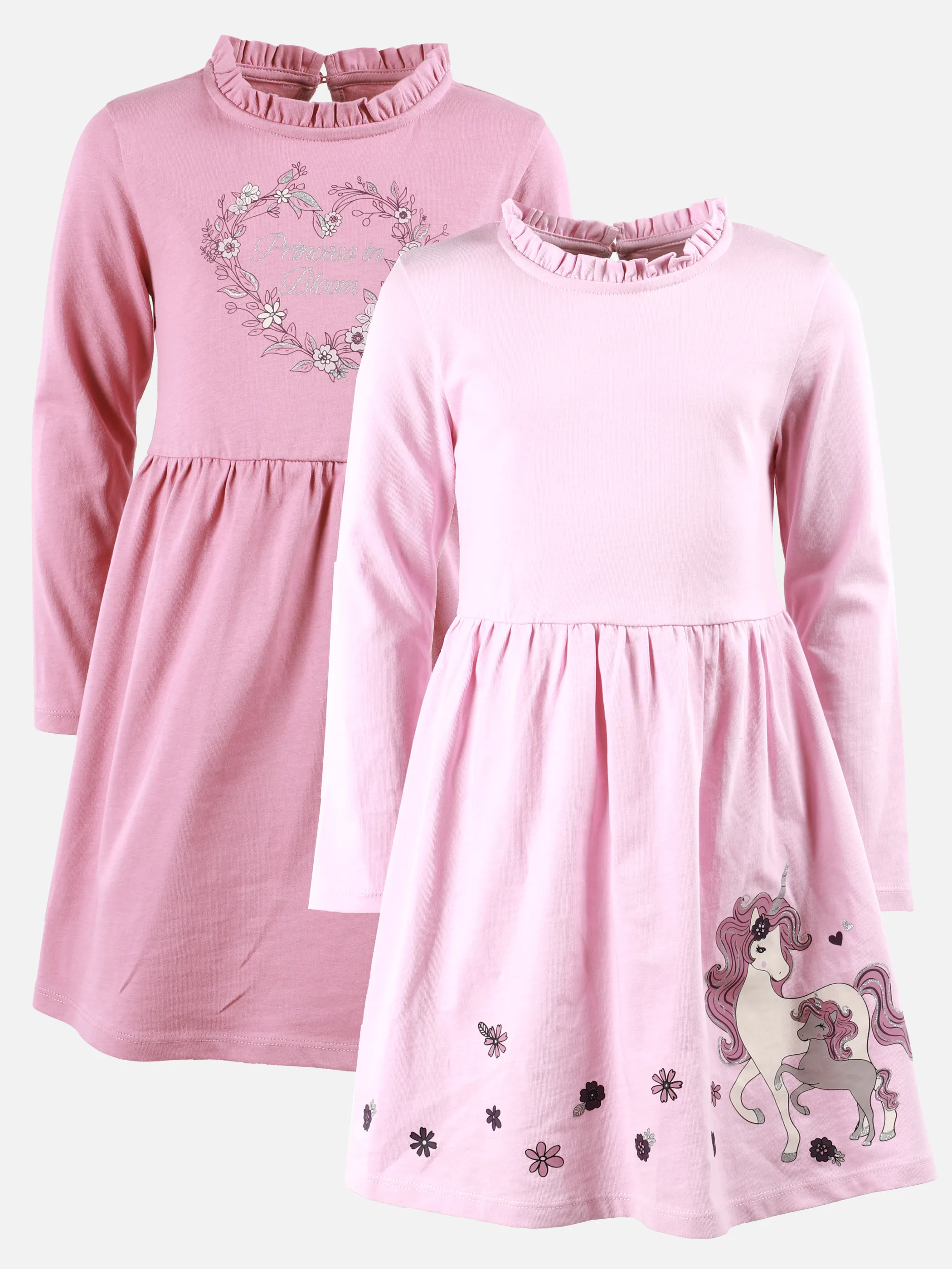 One Way KM 2er Pack Kleider mit Print in rosa und pink Rosa 913325 ROSA/PINK 1