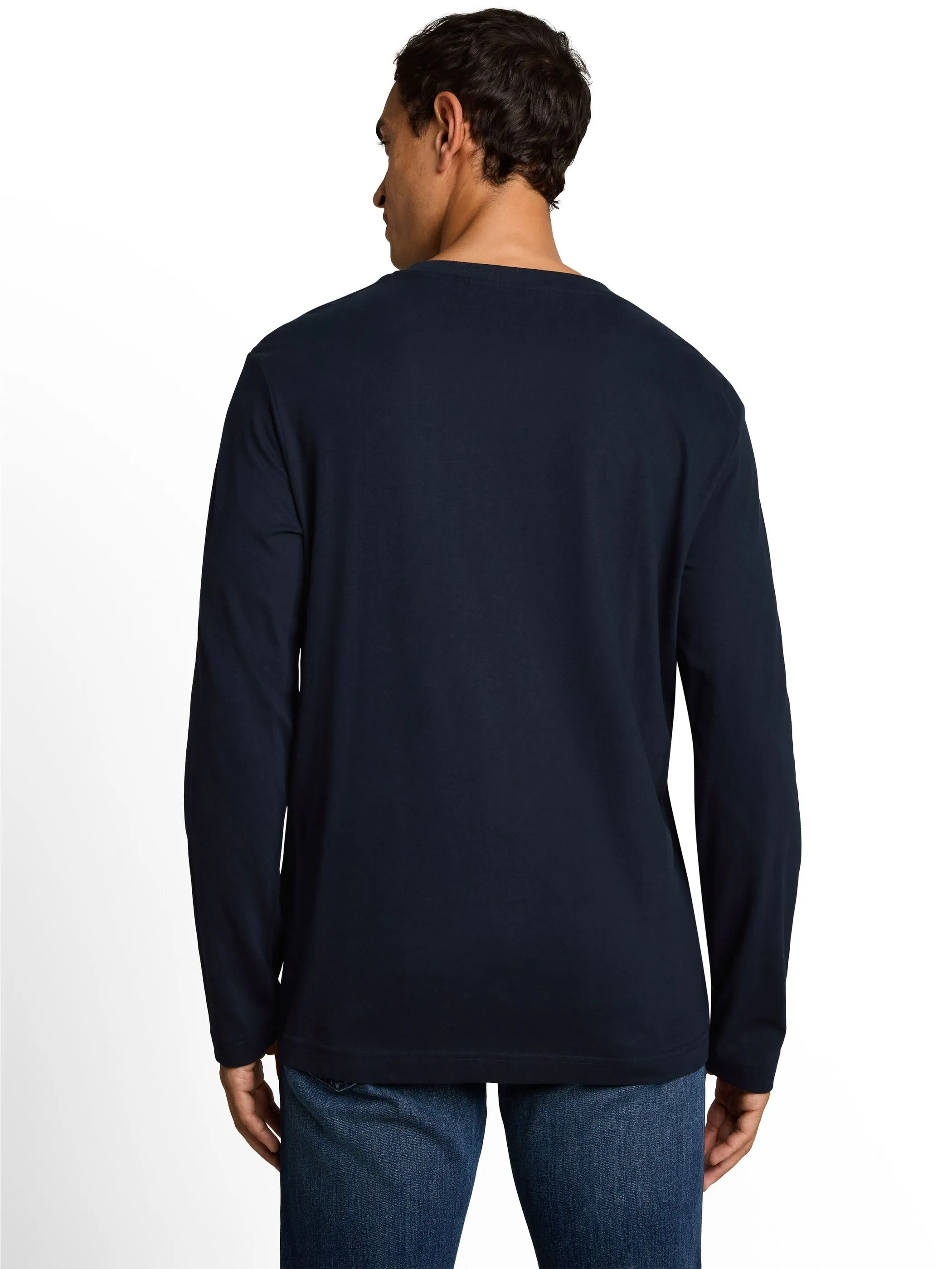 Tom Tailor 1052638 NOS printed longsleeve Blau 934240 10668 2