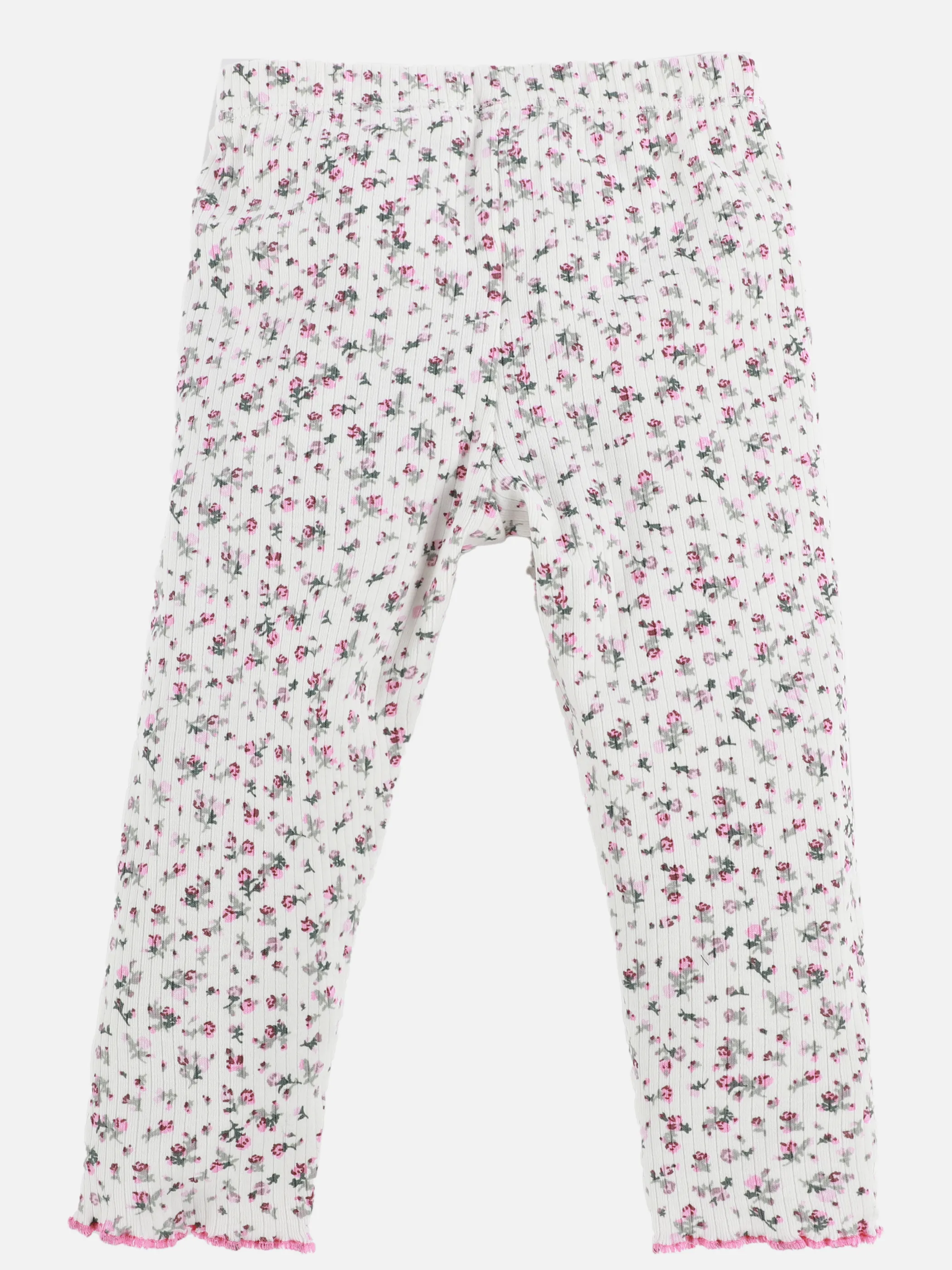 Bubble Gum BM Ripp Leggings mit Blumen AOP in beige Beige 906706 BEIGE 1 Bubble Gum BM Ripp Leggings mit Blumen AOP in beige Beige 906706 BEIGE 1