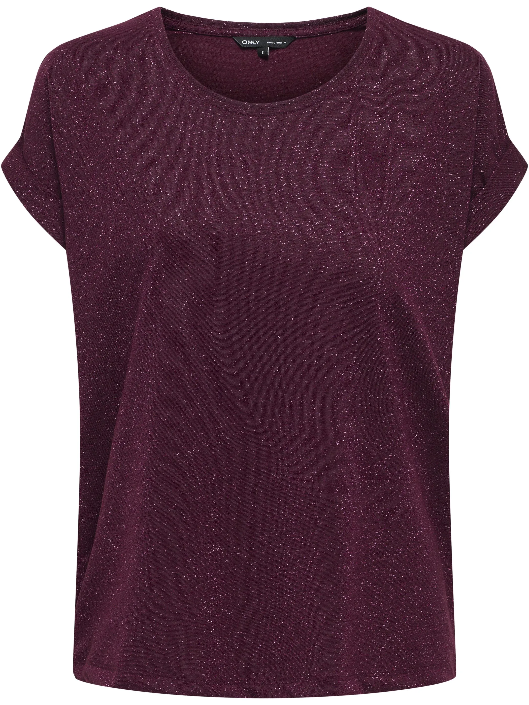 Only Carmakoma 15361742 CARMOSTER GLITTER S/S Braun 917558 194819003 1