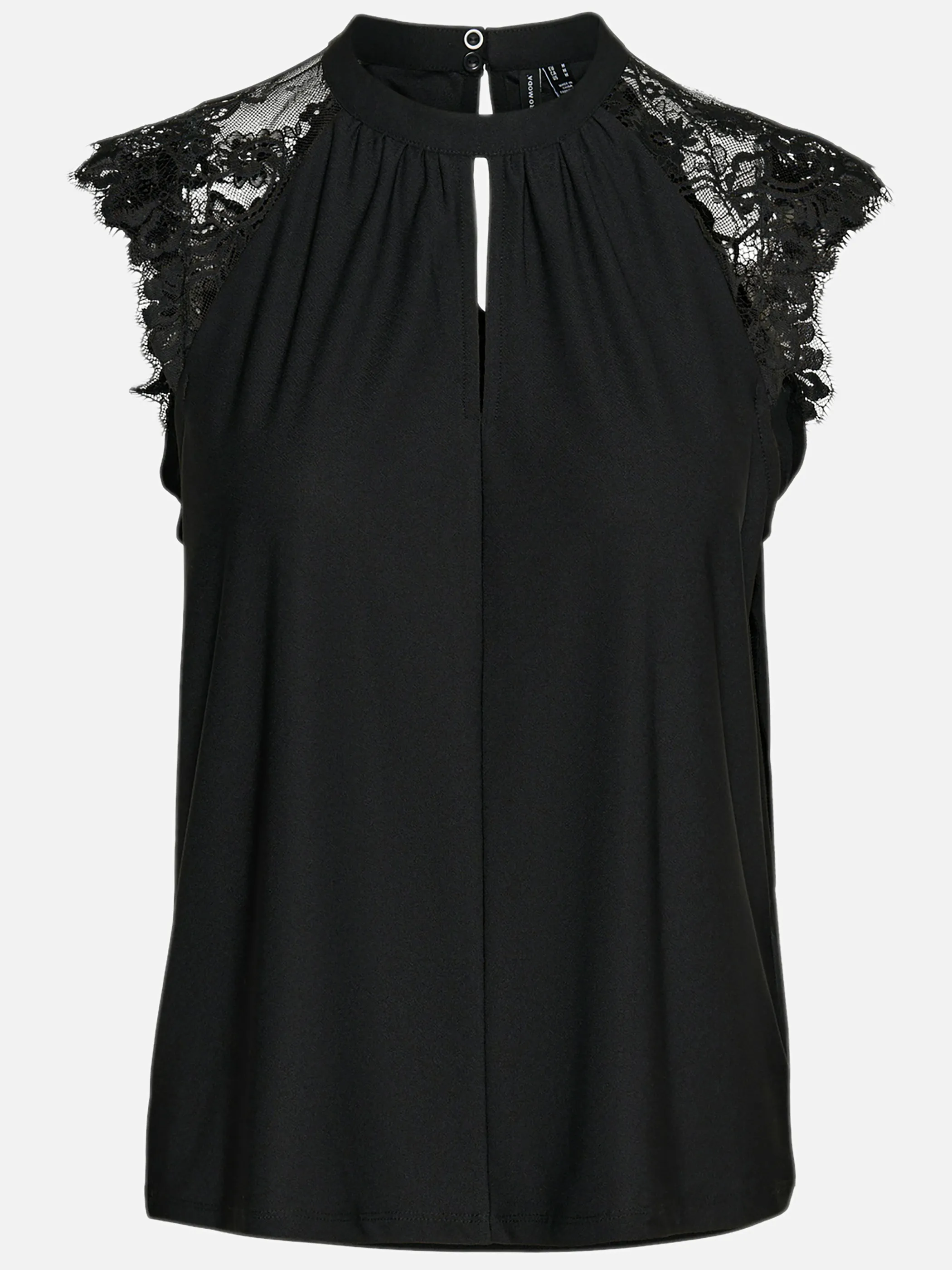 Vero Moda 10226072 VMMILLA SL LACE TEE G Schwarz 873831 177868 1 Vero Moda 10226072 VMMILLA SL LACE TEE G Schwarz 873831 177868 1