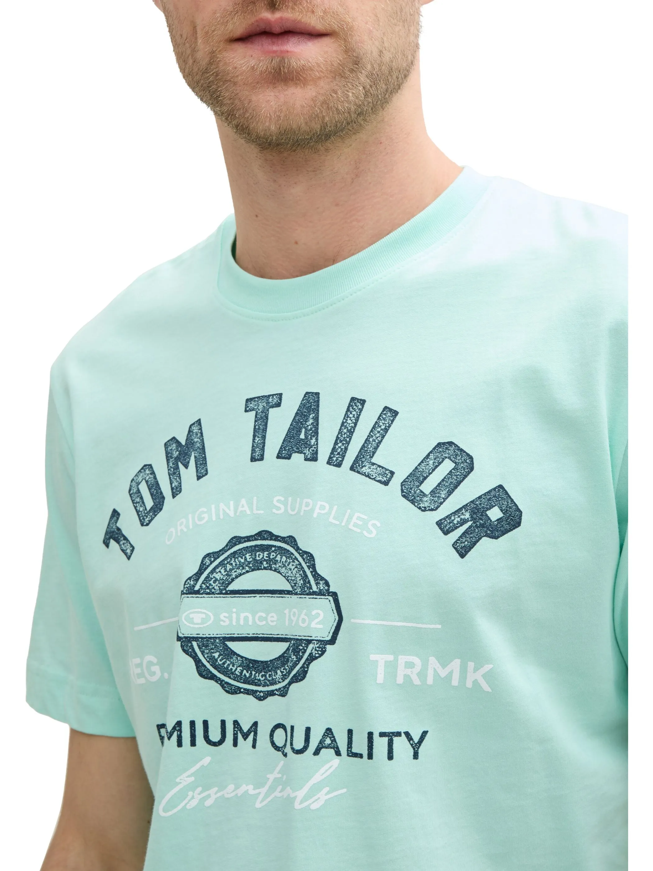 Tom Tailor 1037735 NOS logo tee Grün 884276 37105 3