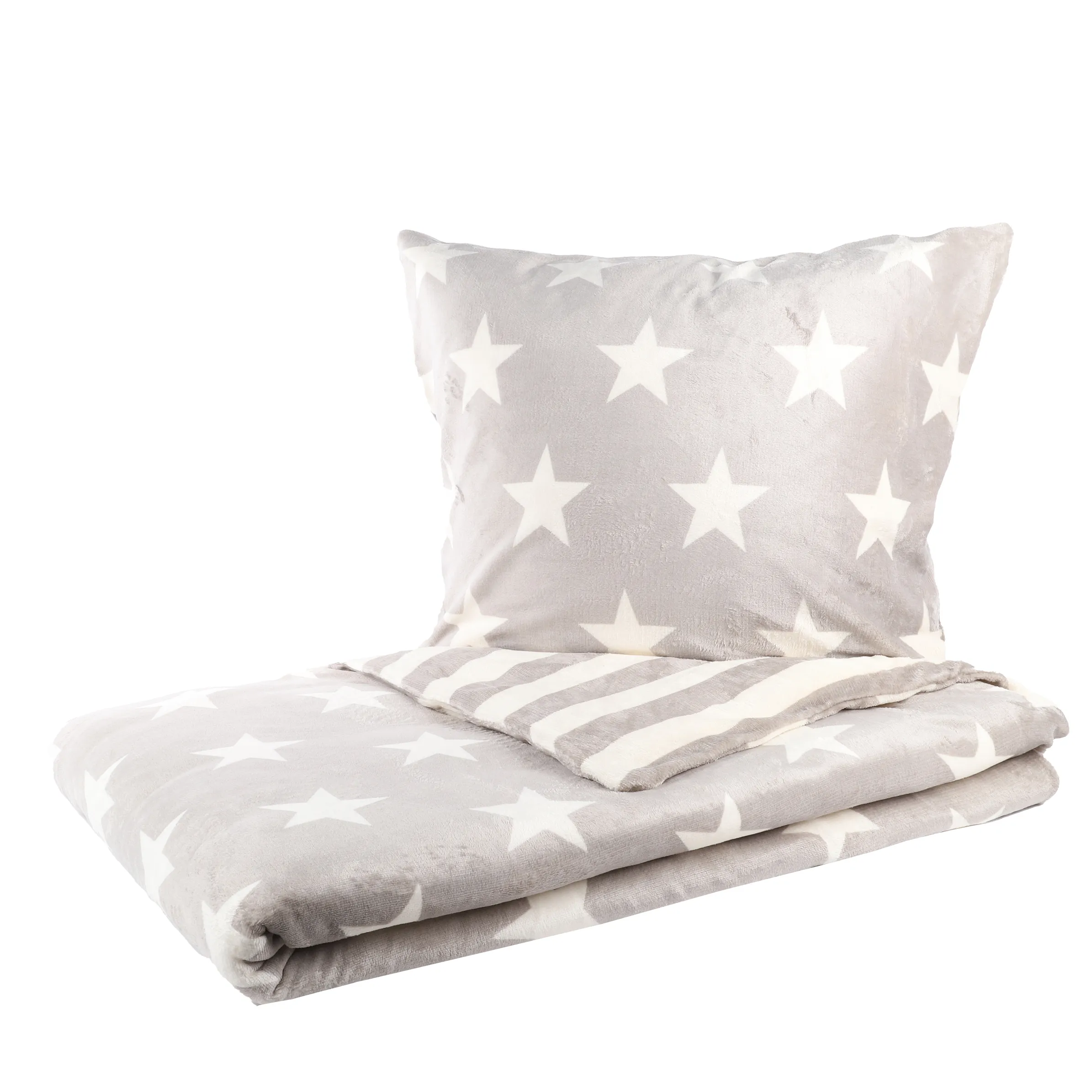 Dream House Bettwäsche Cashmir Touch Stars Silber 882781 SILBER 1