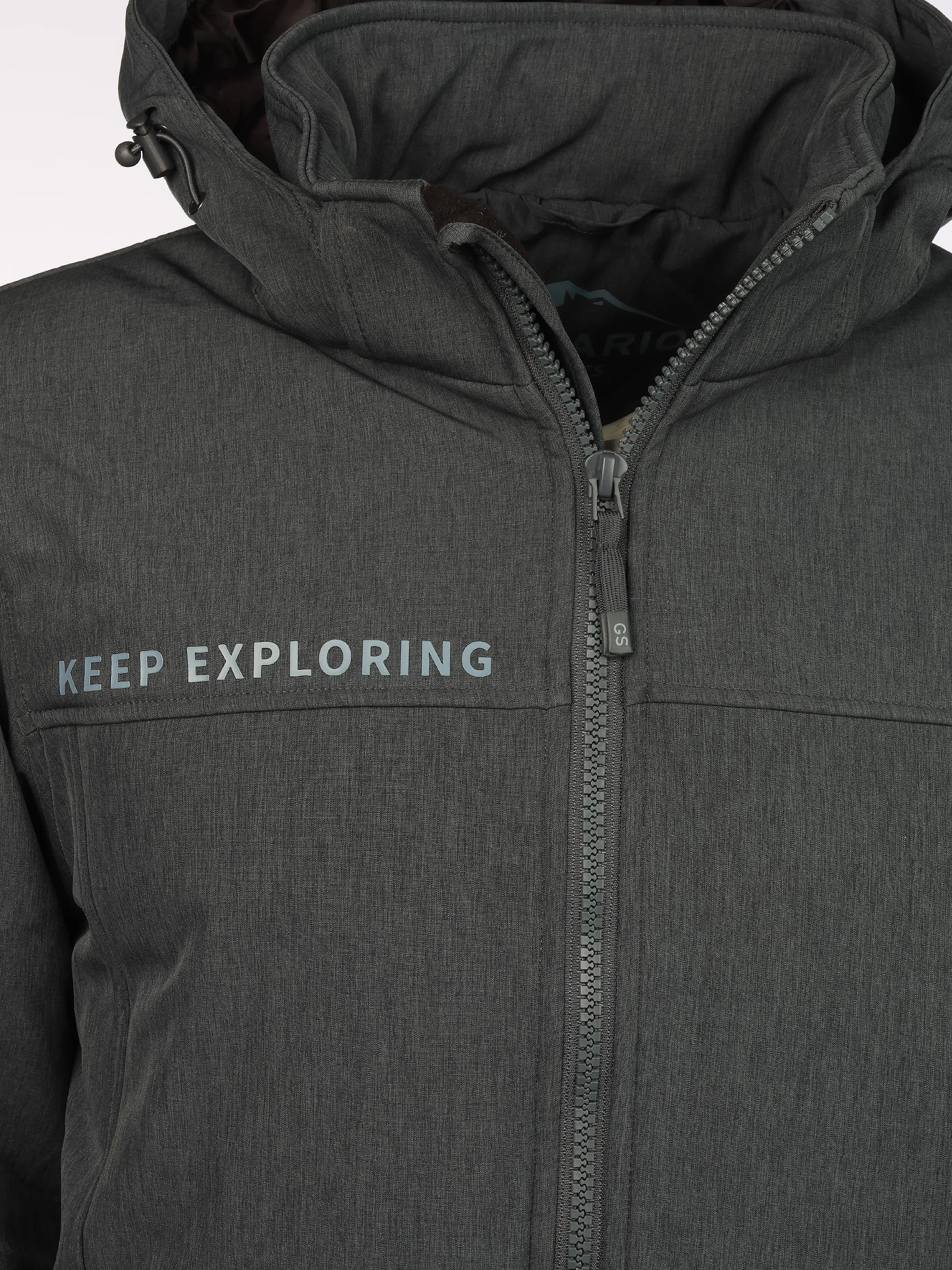 Grinario Sports He-Softshelljacke mit Kapuze Grau 912687 GREY 4