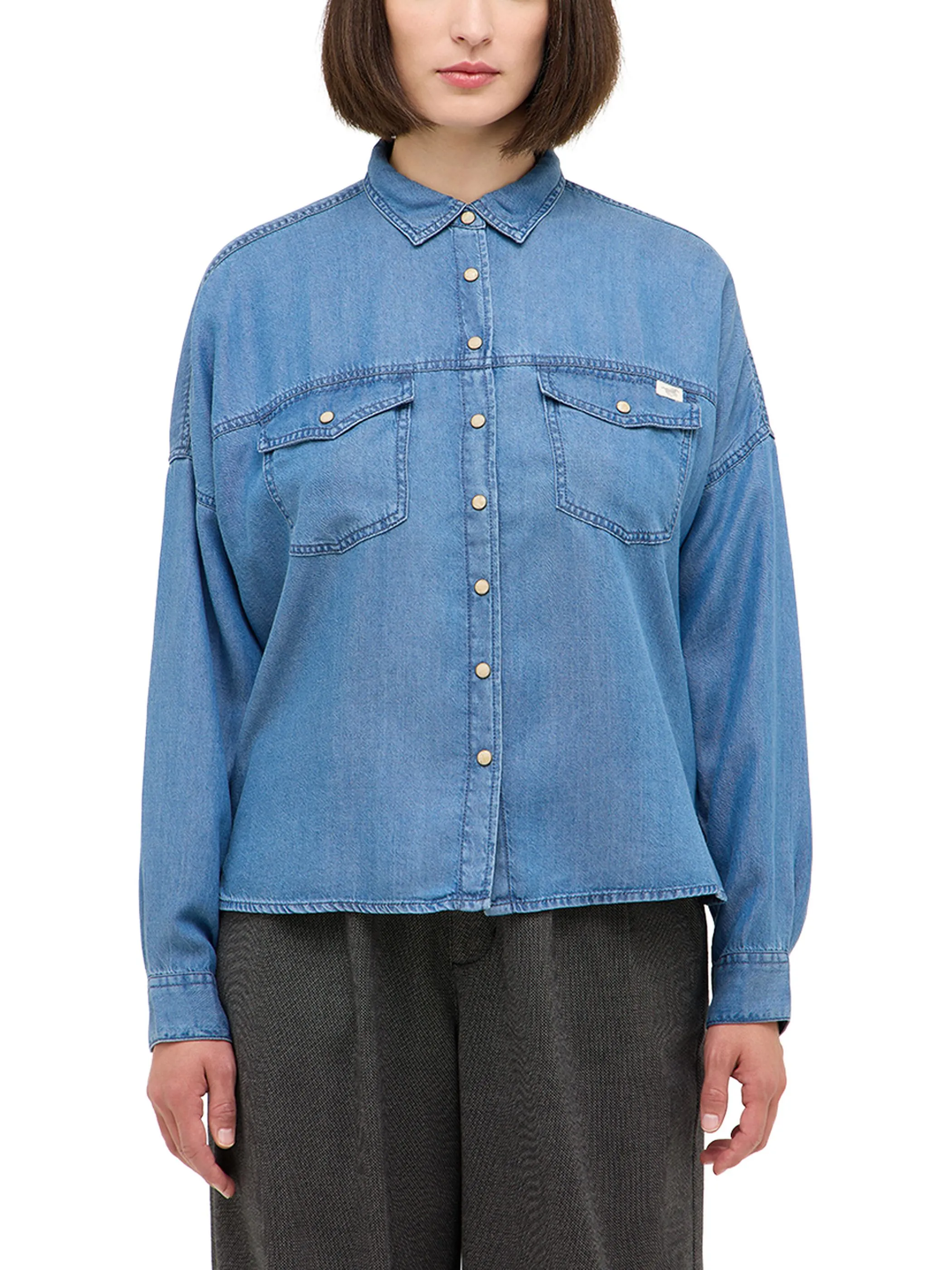 Mustang 1016936 STYLE DAKOTA SHIRT Blau 924373 5000300 4