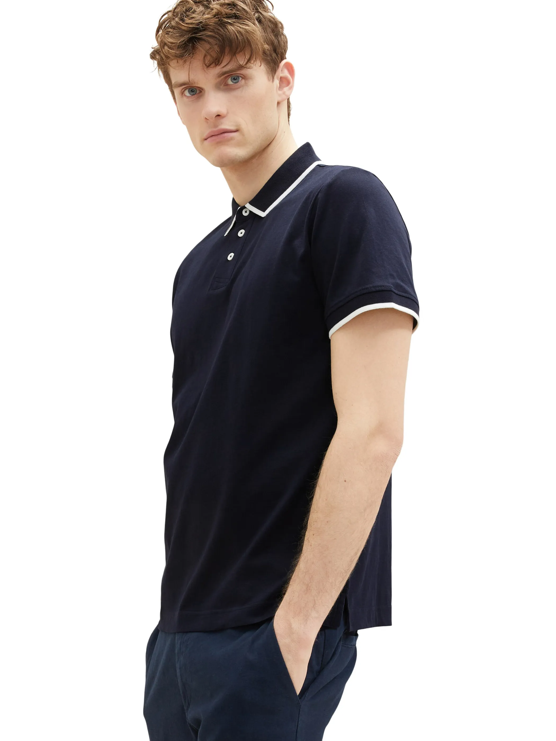 Tom Tailor 1036327 sportive jersey polo Blau 880547 10668 3 Tom Tailor 1036327 sportive jersey polo Blau 880547 10668 3