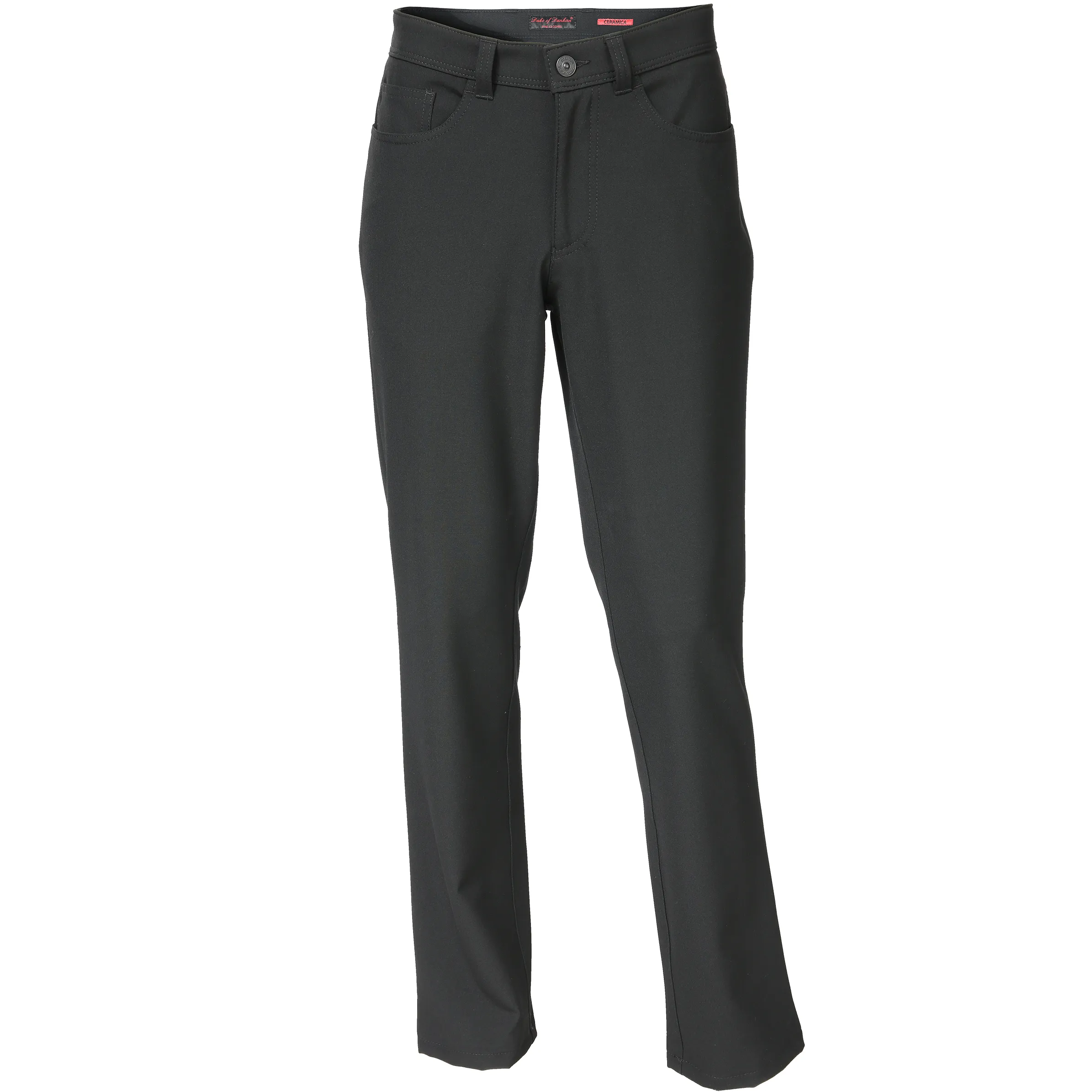 Duke of Dunkan Herren Ceramica Hose 5-Pocket Schwarz 760056 SCHWARZ 1