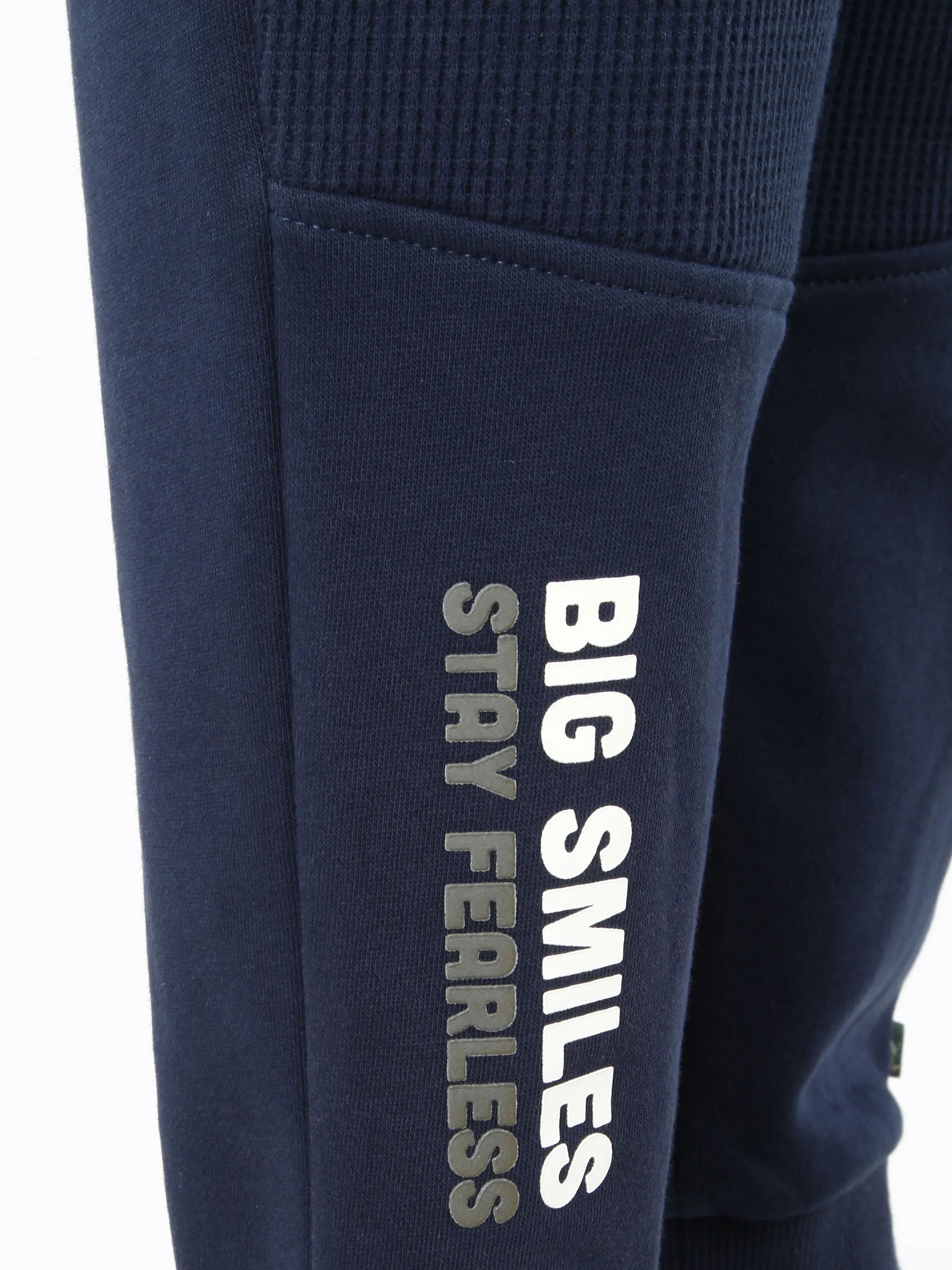 One Way KJ Joggpant mit Rippeinsatz in blau Blau 929754 DRESSBLUES 3