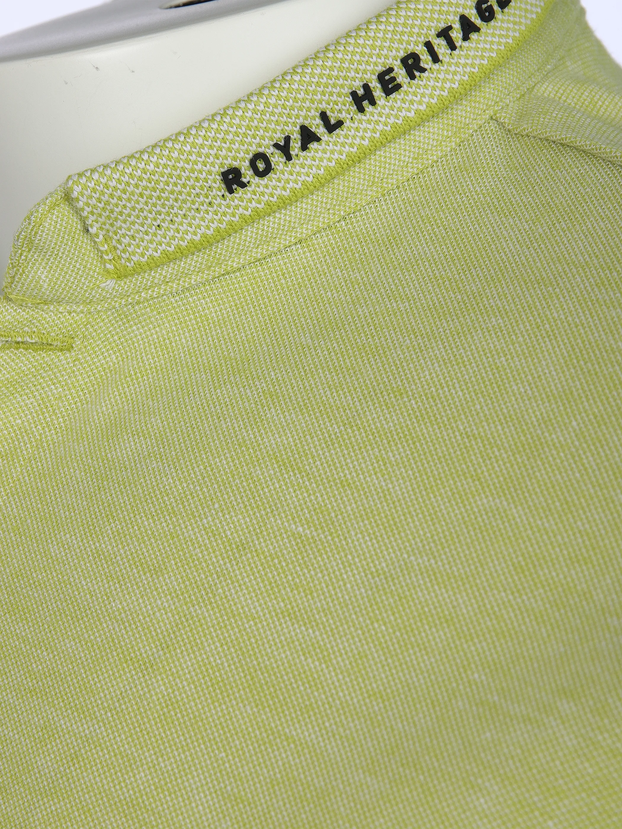 Jim Spencer He. Polohirt 1/2 Arm Steh Kragen Gelb 906258 LEMON 3