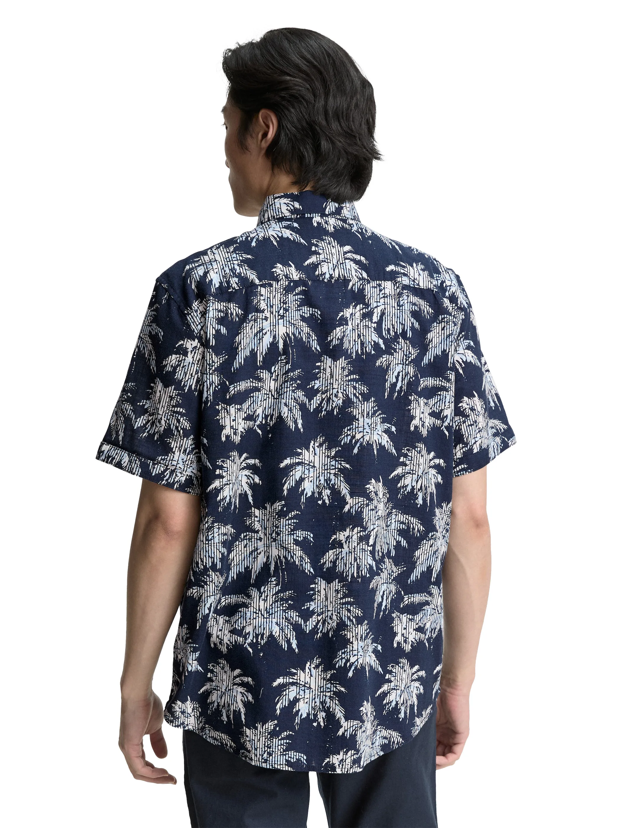 Tom Tailor 1046085 printed shirt Blau 910581 37972 2
