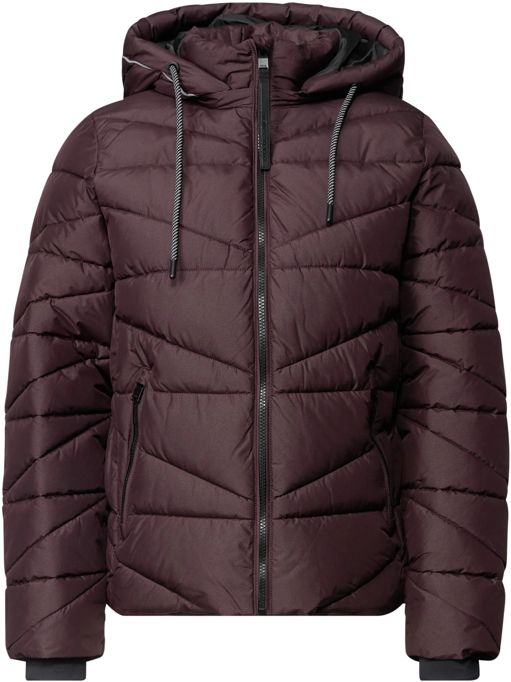 Cecil B202276 TOS Sportive Padded Jacket Rot 930135 17749 5