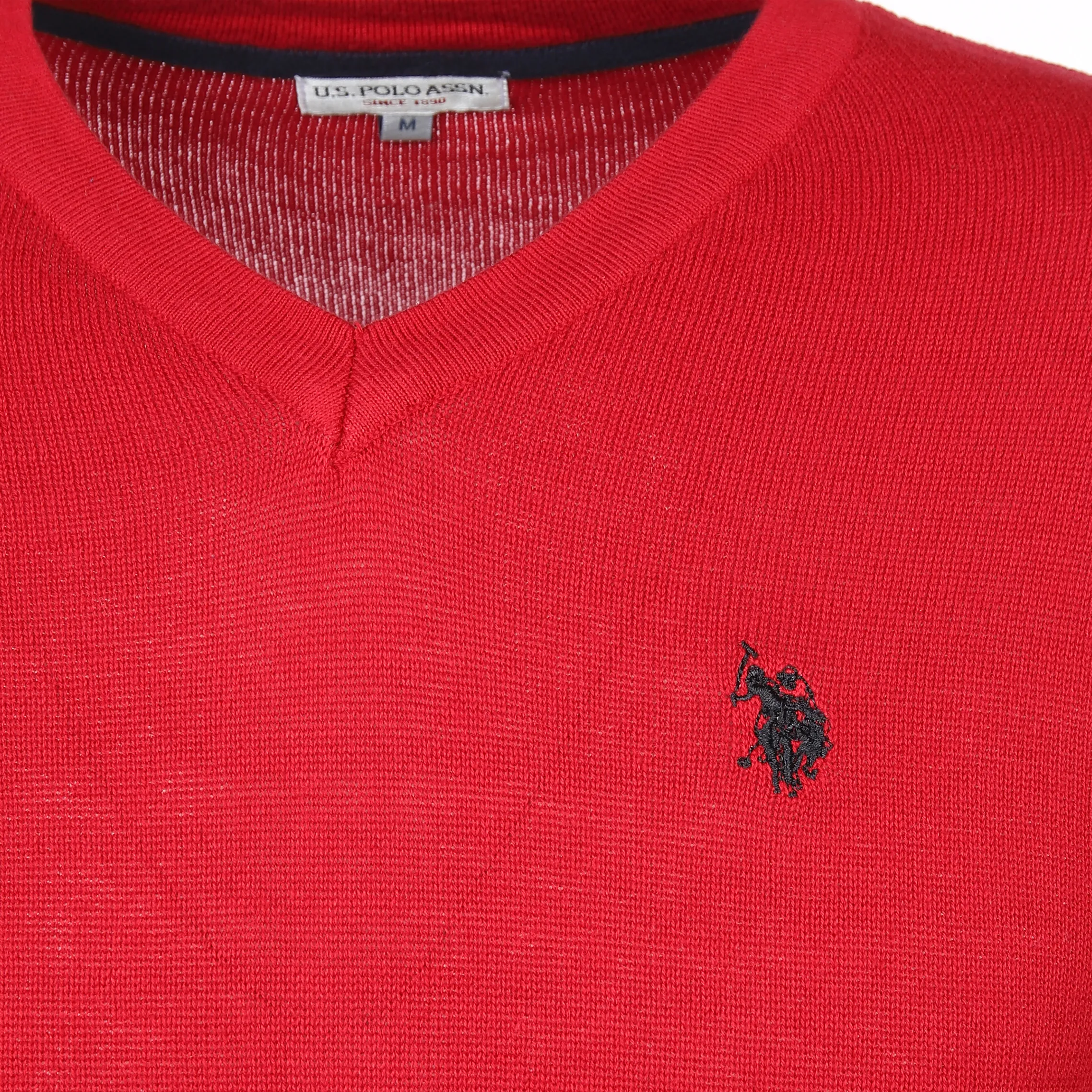 U.S. Polo Assn. He. Pullover V-Ausschnitt Rot 889560 DH´ROT 3 U.S. Polo Assn. He. Pullover V-Ausschnitt Rot 889560 DH´ROT 3