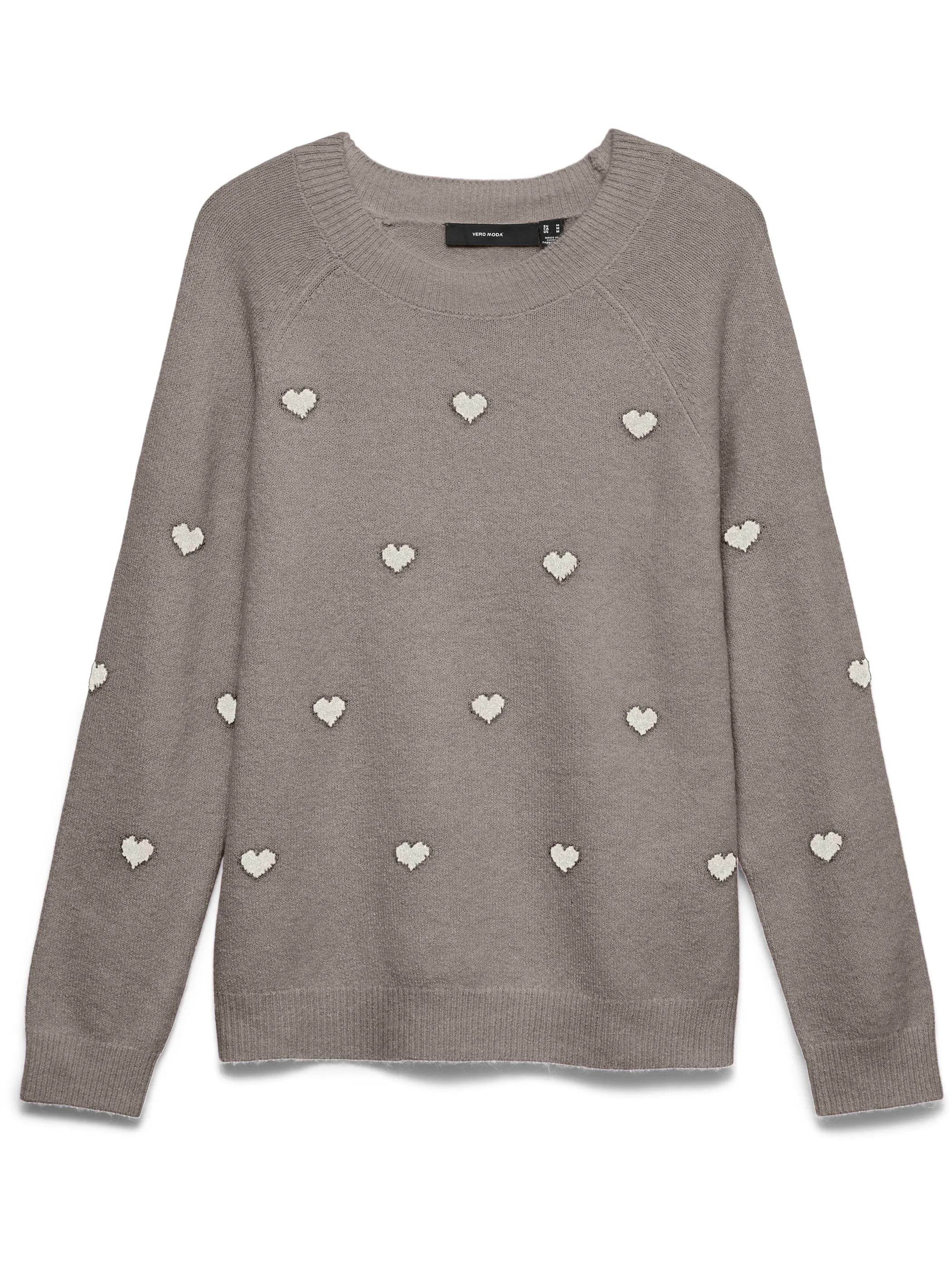 Vero Moda 10330790 VMDOFFY INTARSIA LS O Beige 913125 175680001 1