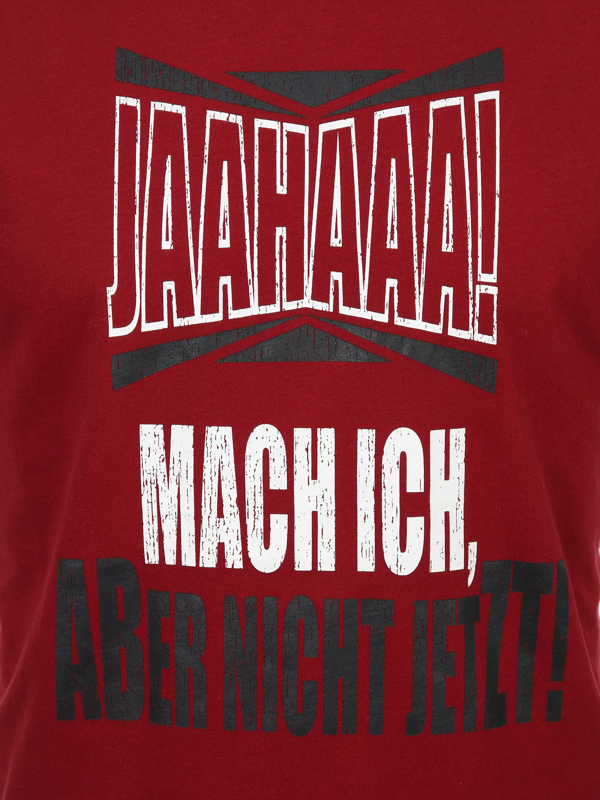 Worker He. T-Shirt 1/2 Arm Sprüche Rot 889118 RED 3 Worker He. T-Shirt 1/2 Arm Sprüche Rot 889118 RED 3