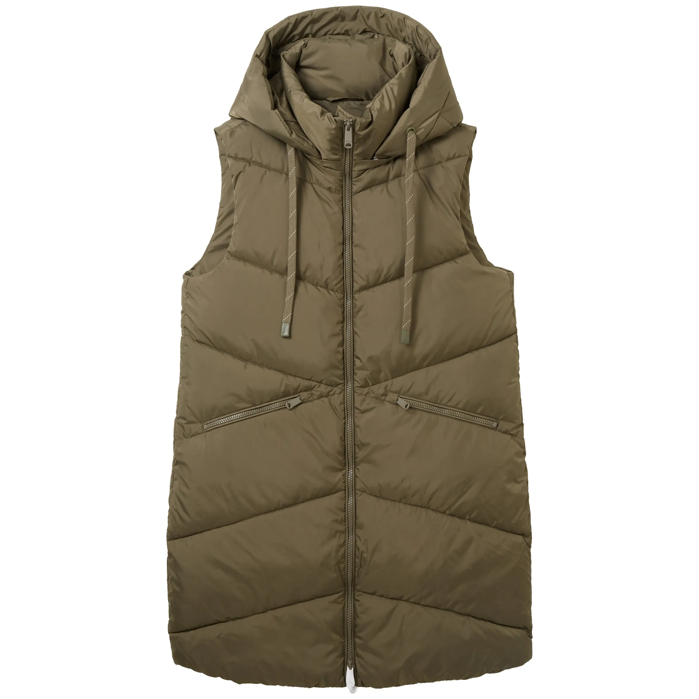 TOM TAILOR Damen Teddy Weste Mit Kapuze – Kuschelige Loungeweste, Regular Fit