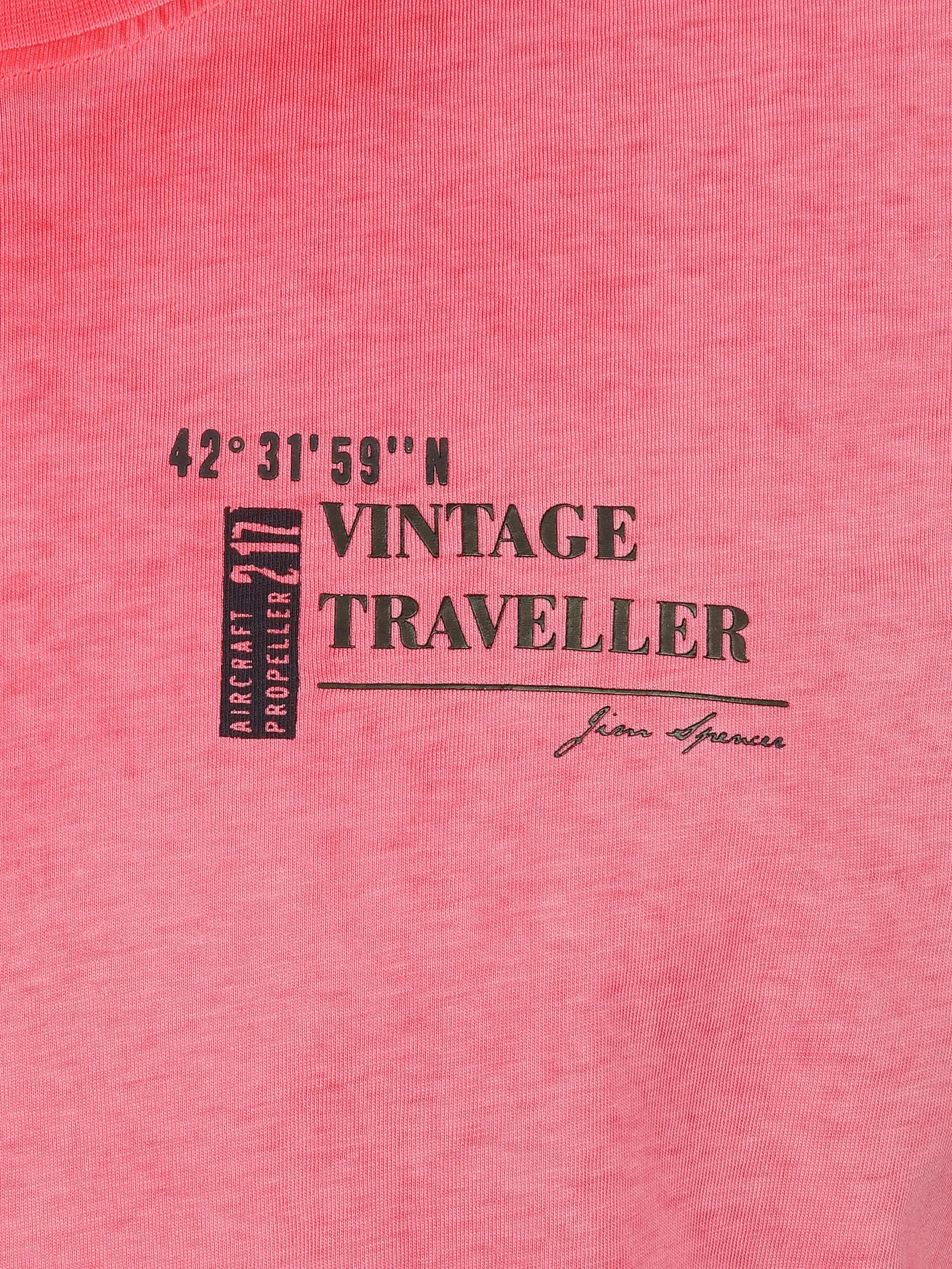 Jim Spencer He. T-Shirt 1/2 Arm uni Stickerei Rot 893218 CORALE 3 Jim Spencer He. T-Shirt 1/2 Arm uni Stickerei Rot 893218 CORALE 3
