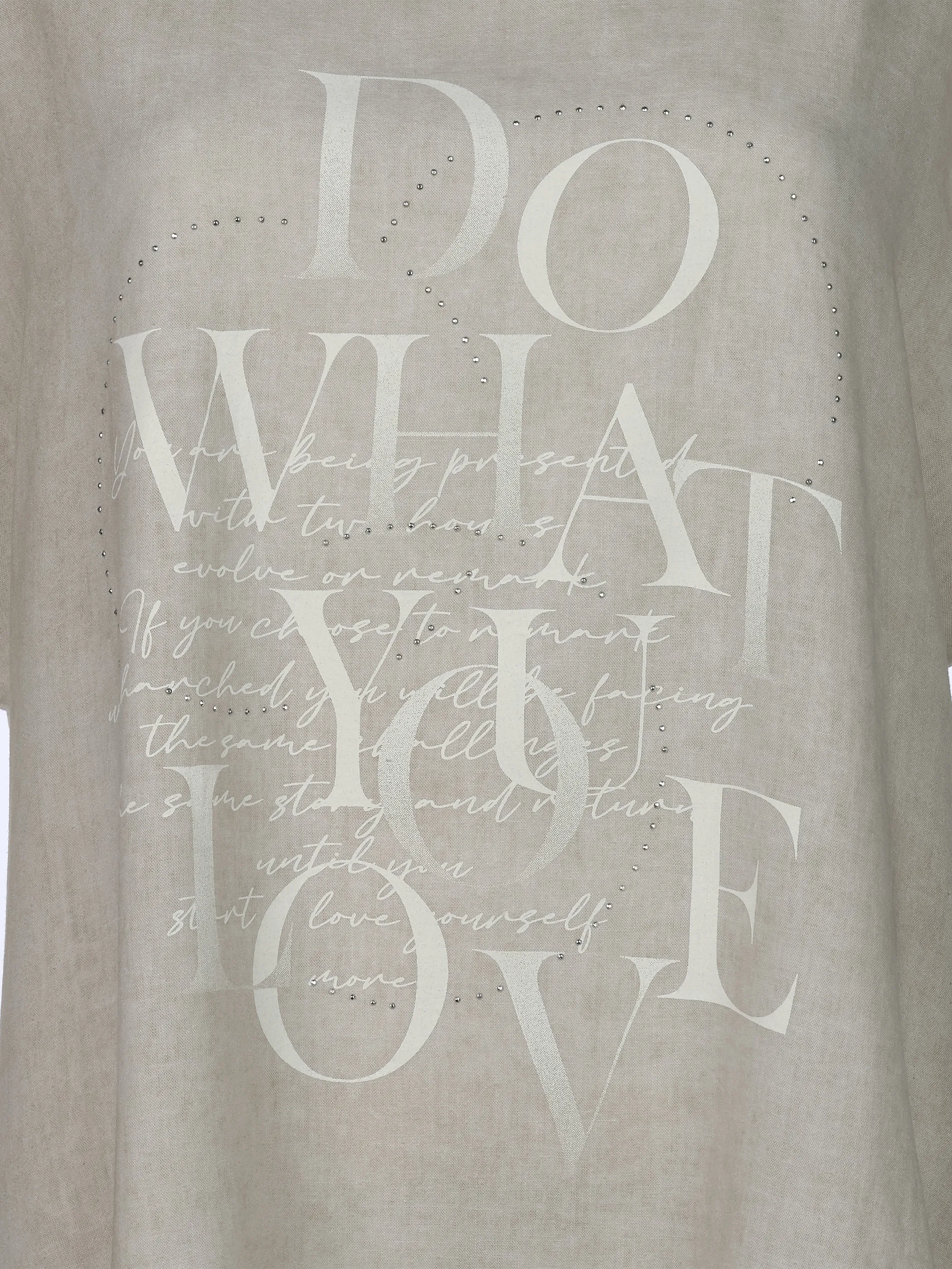 Lisa Tossa Da-Shirt mit Frontprint u. Str Beige 924893 FENCHOAK 3