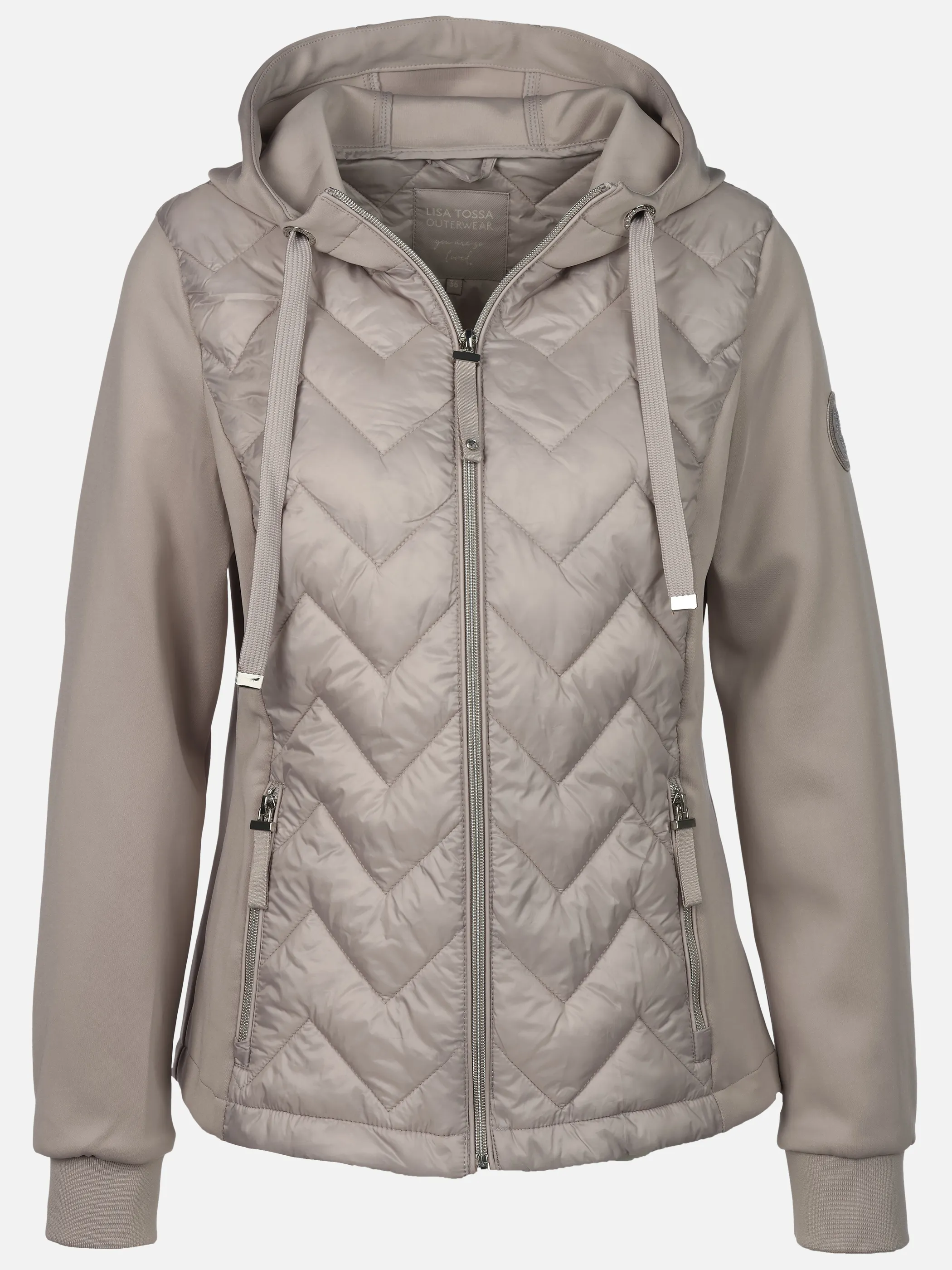 Lisa Tossa Da-Hybrid Jacke m. Kapuze Weiß 920185 OFFWHITE 1