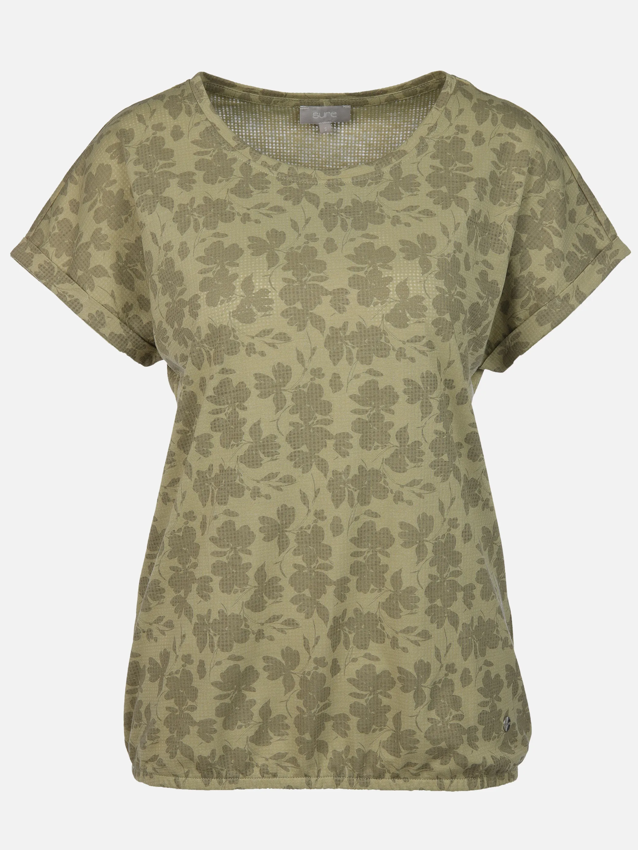 Sure Da-T-Shirt m. Druck Oliv 889929 KHAKI 1 Sure Da-T-Shirt m. Druck Oliv 889929 KHAKI 1