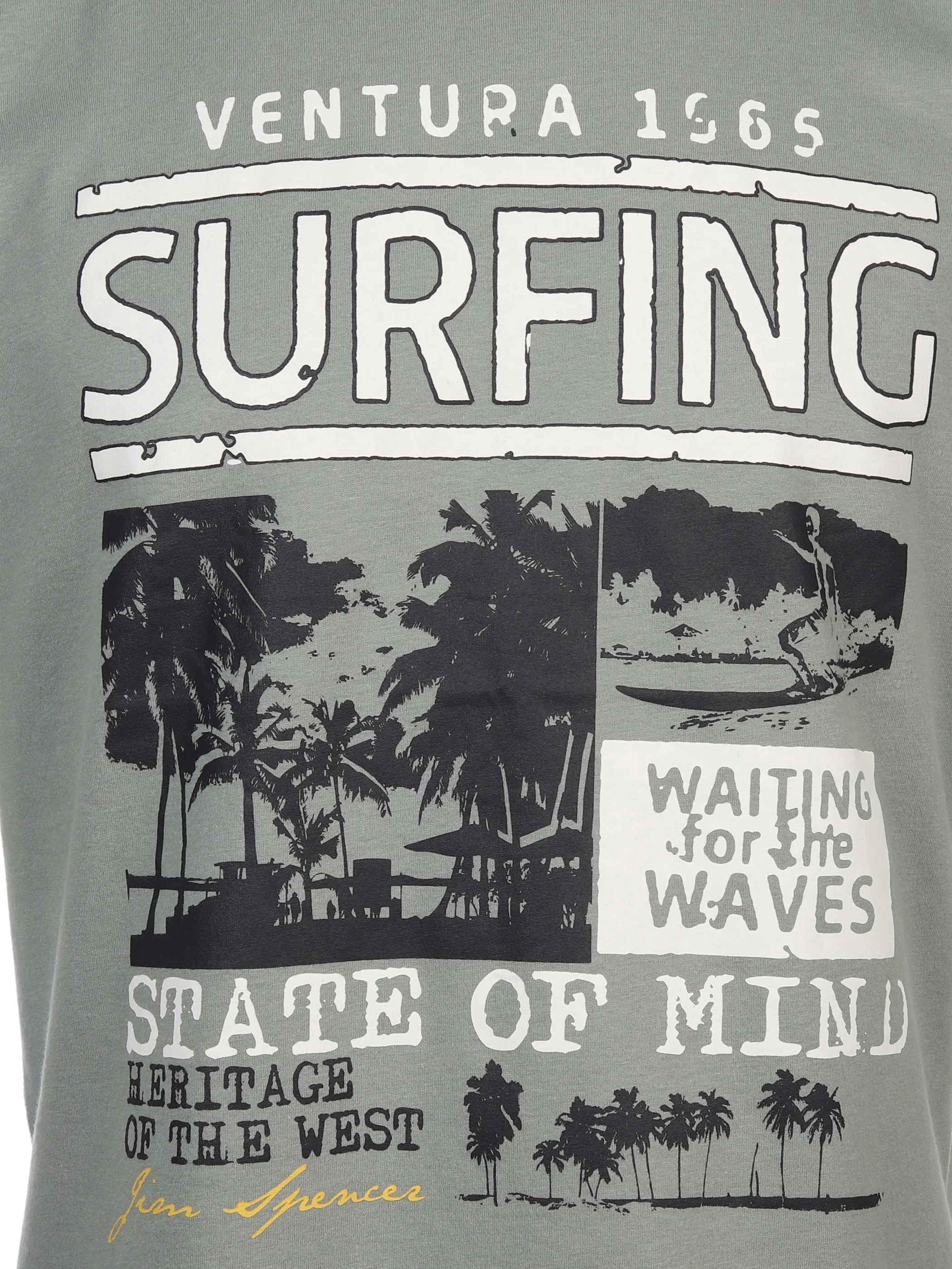 Jim Spencer He. T-Shirt 1/2 Arm Druck Oliv 894402 KHAKI 3 Jim Spencer He. T-Shirt 1/2 Arm Druck Oliv 894402 KHAKI 3