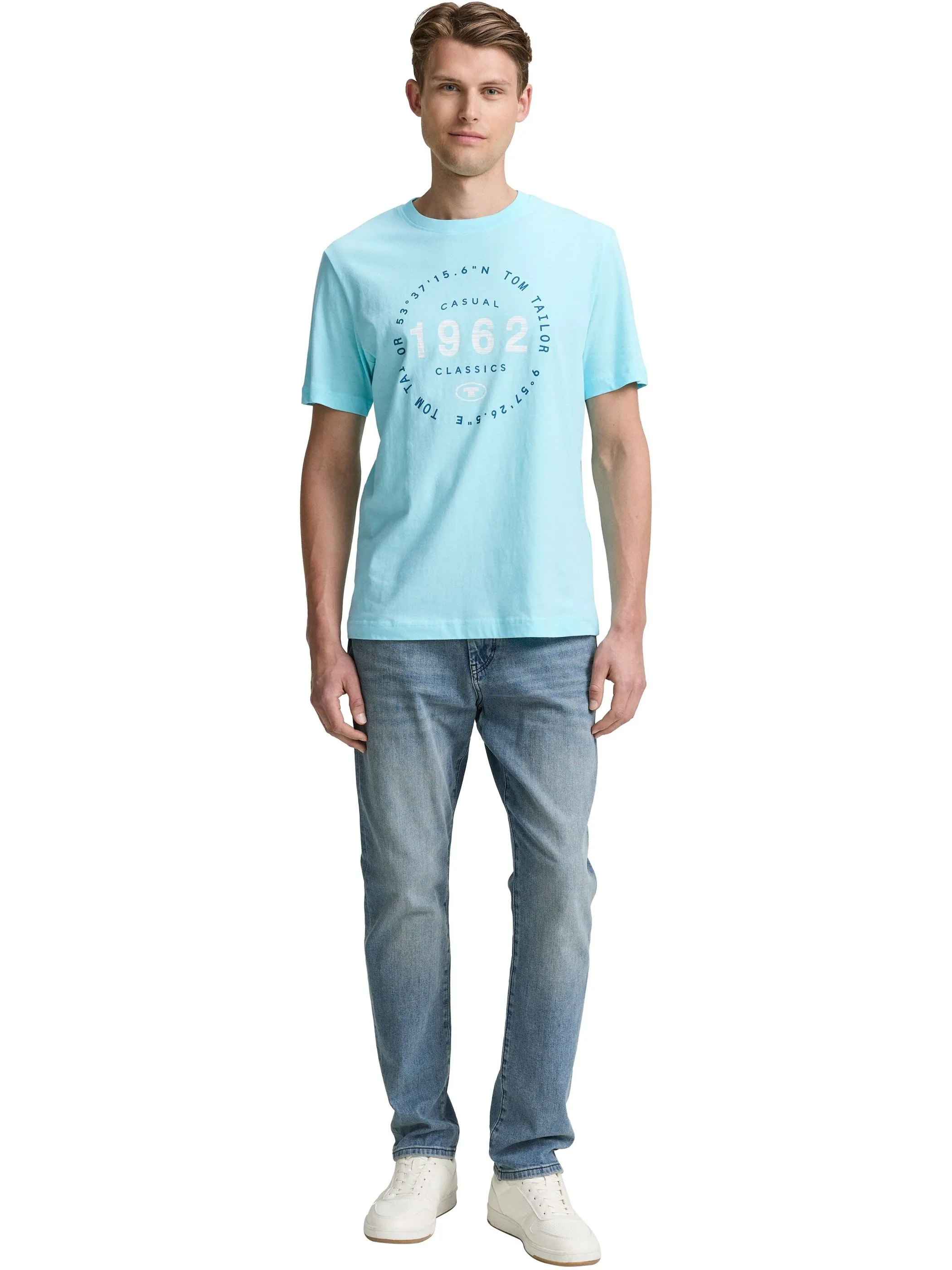 Tom Tailor 1046793 t-shirt with print Türkis 910586 34921 4 Tom Tailor 1046793 t-shirt with print Türkis 910586 34921 4