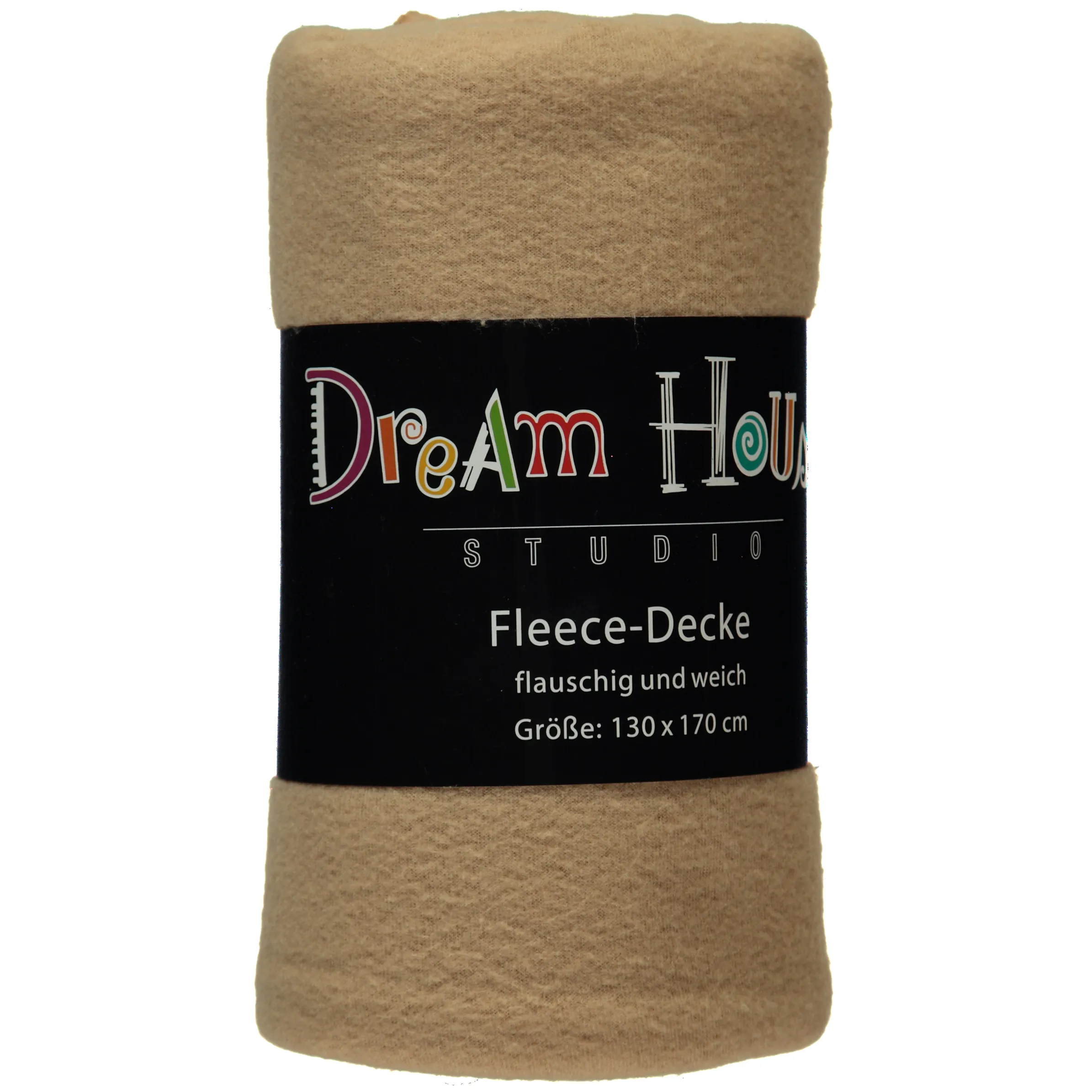 Dream House Fleecedecke 130x170cm Braun 813181 16-1010 2
