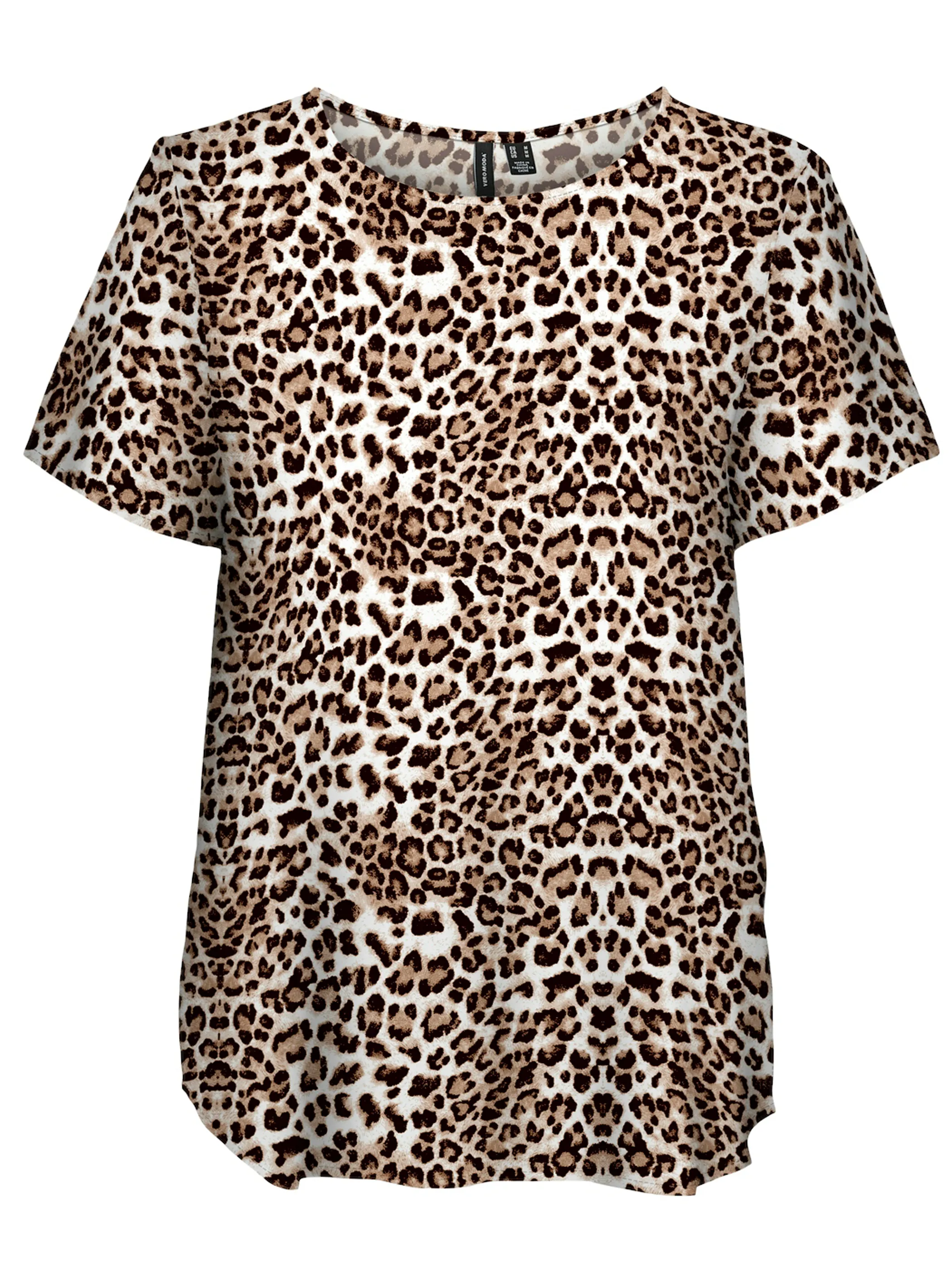 Vero Moda 10297345 VMEASY JOY S/S TOP WV Beige 894441 206770104 1
