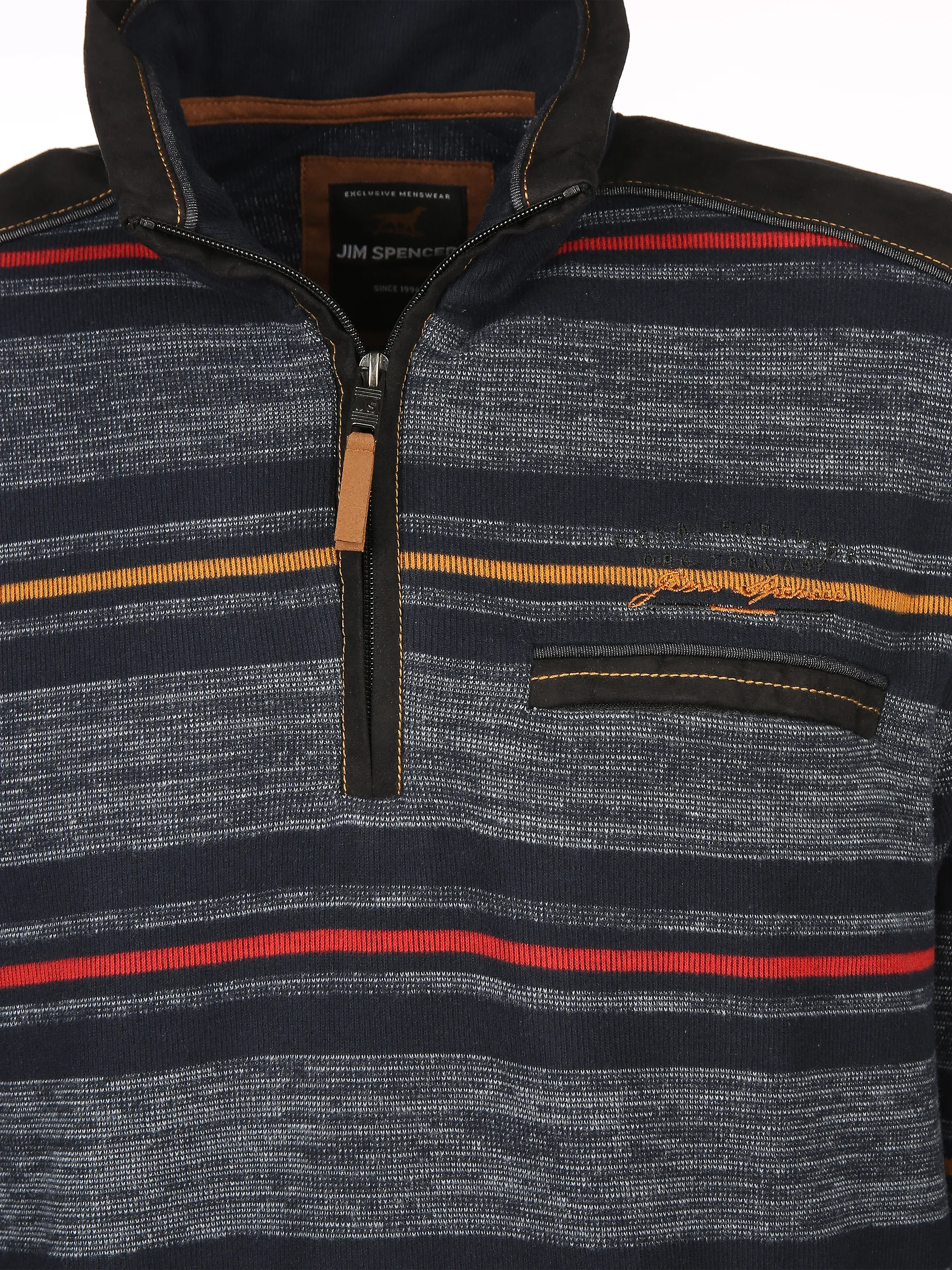Jim Spencer He. Sweattroyer RV melange Blau 900230 NAVY 3 Jim Spencer He. Sweattroyer RV melange Blau 900230 NAVY 3