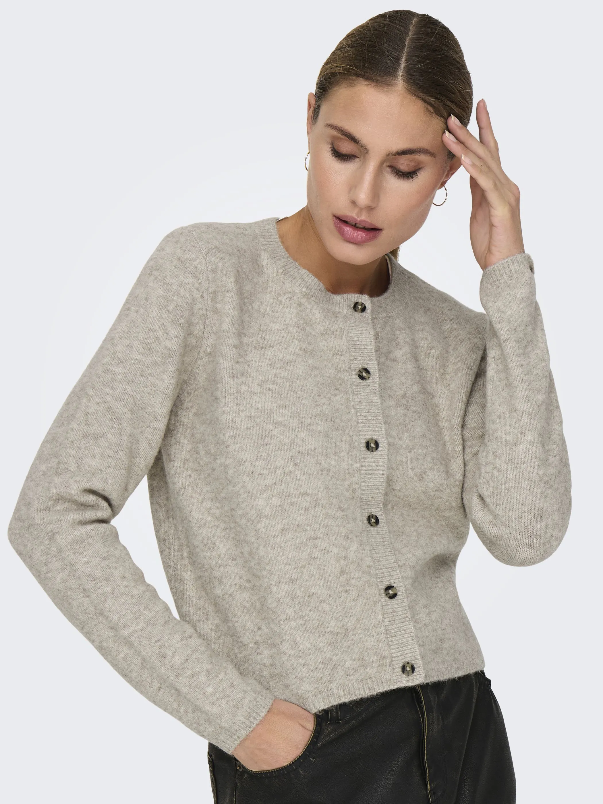 JDY 15330581 JDYCHLOE L/S CARDIGAN Lila 930751 260837001 3