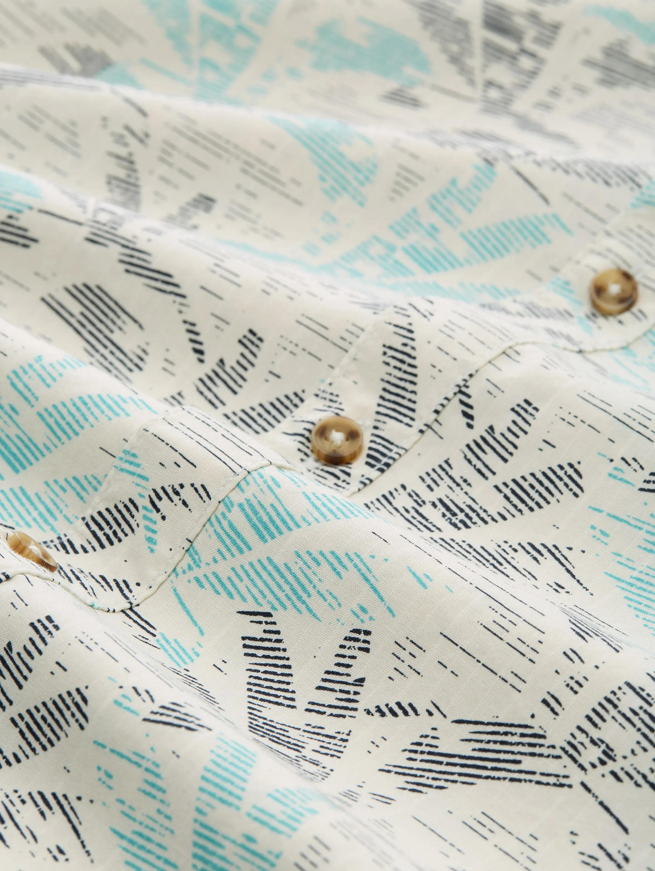 Tom Tailor 1049605 printed shirt Weiß 922126 39713 4