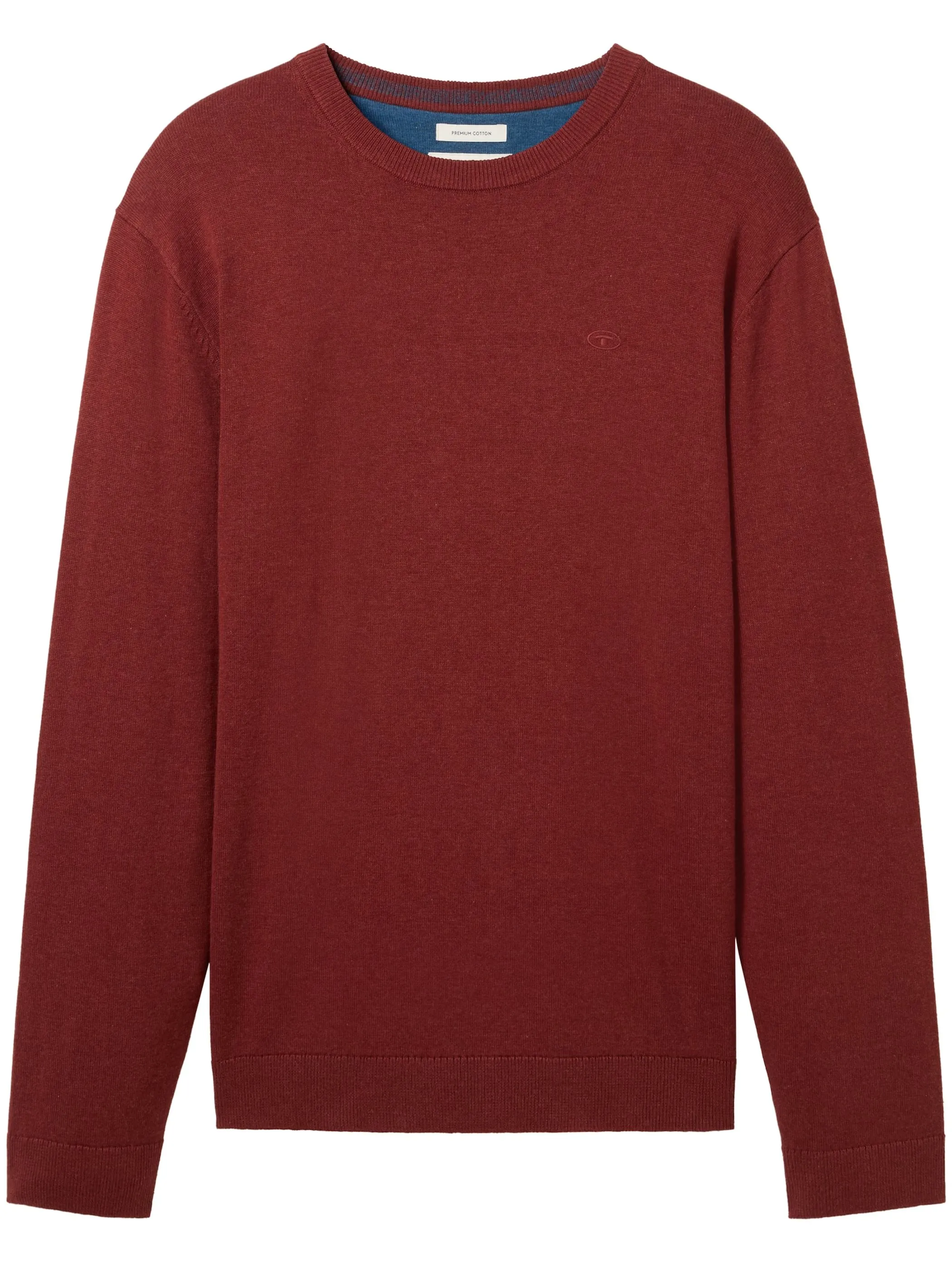 Tom Tailor 1039805 NOS basic crewneck knit Rot 898460 35676 1