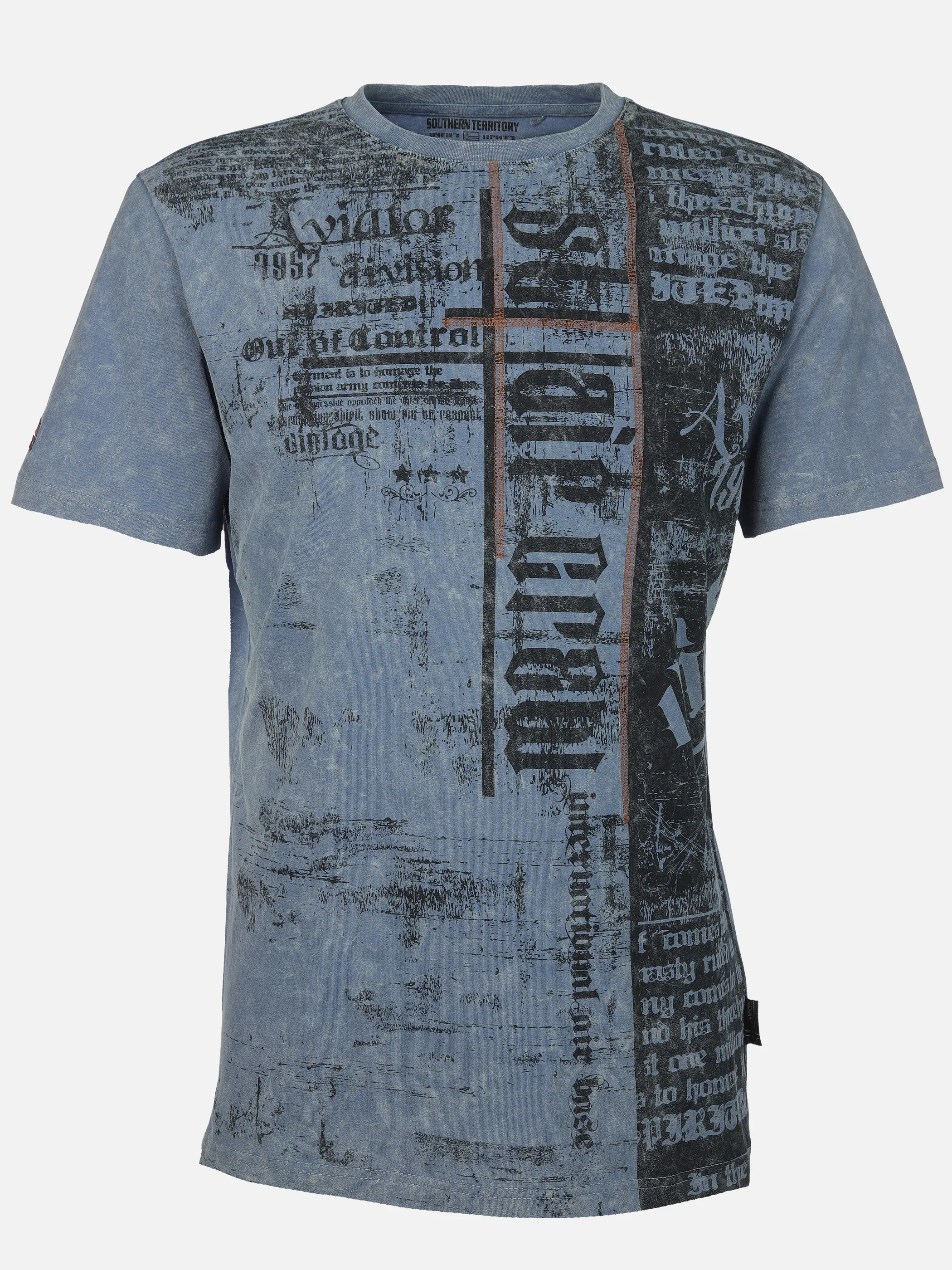 Southern Territory He. T-Shirt 1/2 Arm overlock Marine 910636 NAVY 1 Southern Territory He. T-Shirt 1/2 Arm overlock Marine 910636 NAVY 1