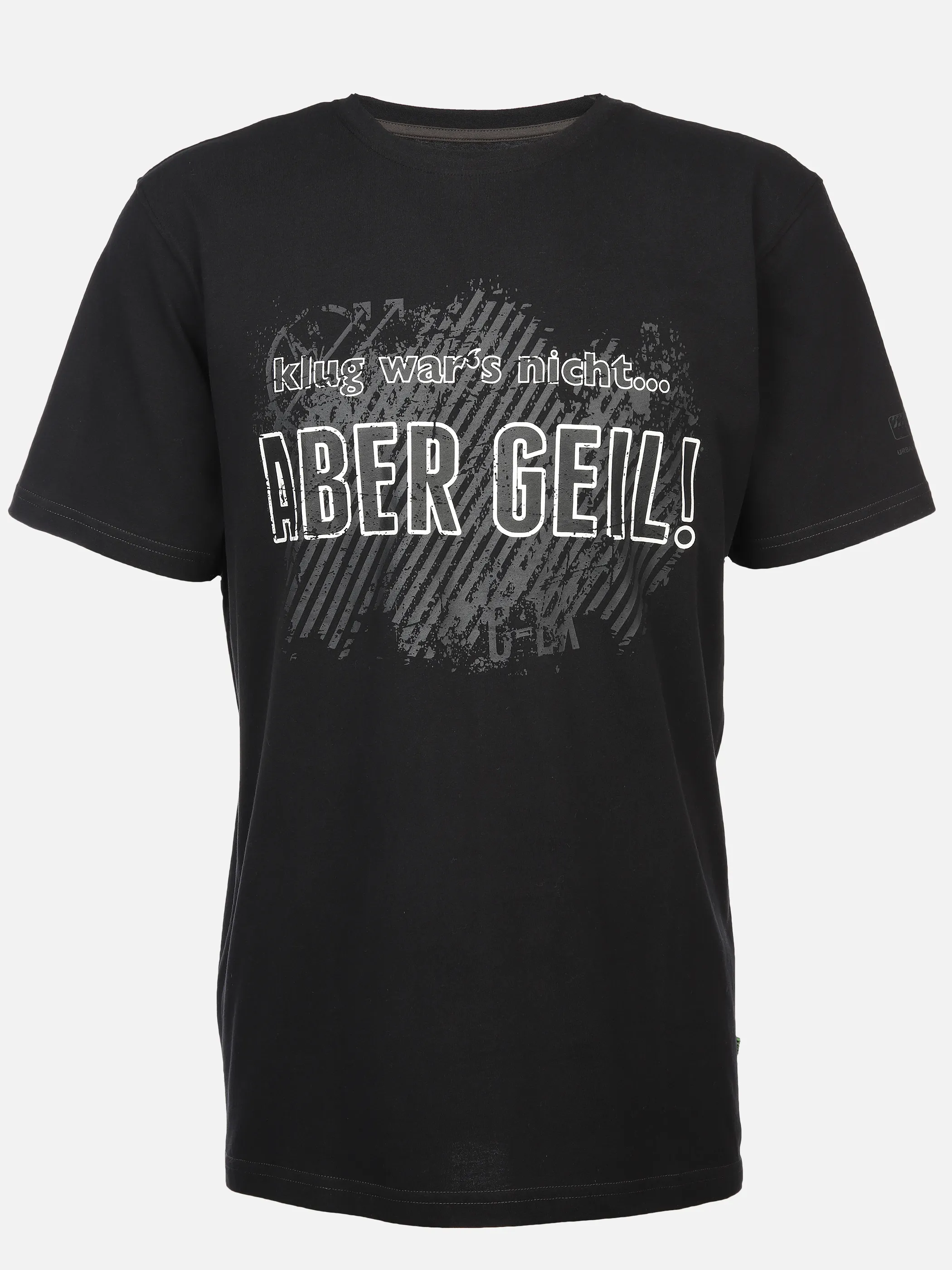 Worker He. T-Shirt 1/2 Arm Sprüche Schwarz 899545 BLACK 1 Worker He. T-Shirt 1/2 Arm Sprüche Schwarz 899545 BLACK 1
