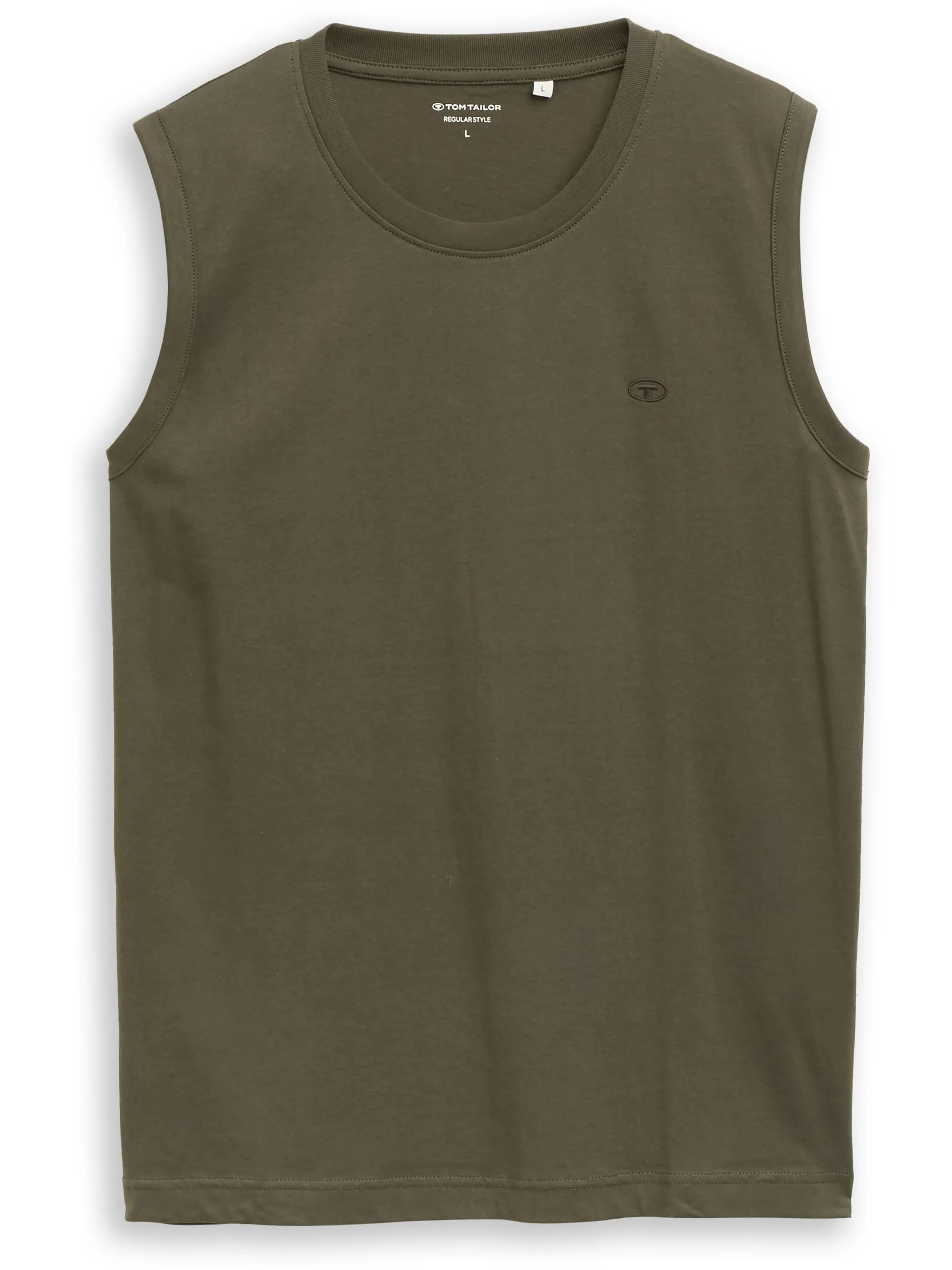 Tom Tailor 1050219 tanktop with embro Grün 926462 26543 5