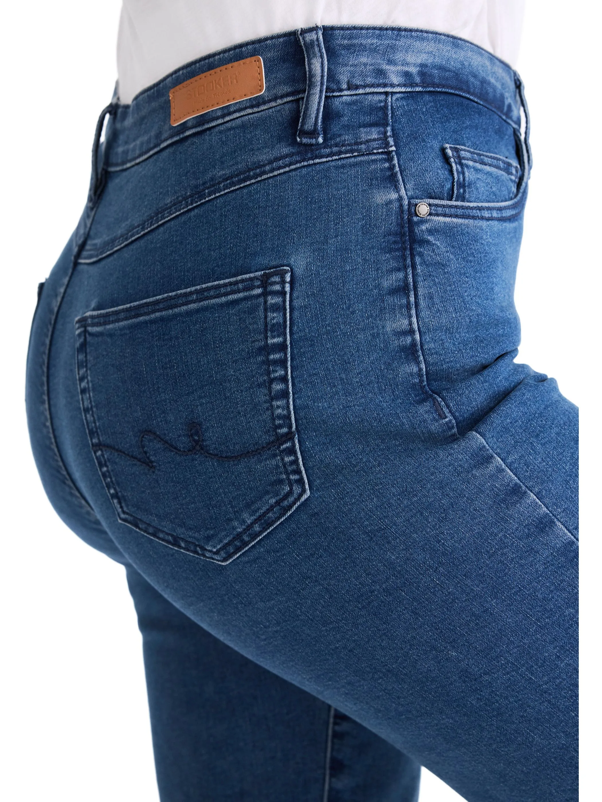 Stooker DOB 11801100007934 Da. Hosen lang, Blau 905225 7934 3