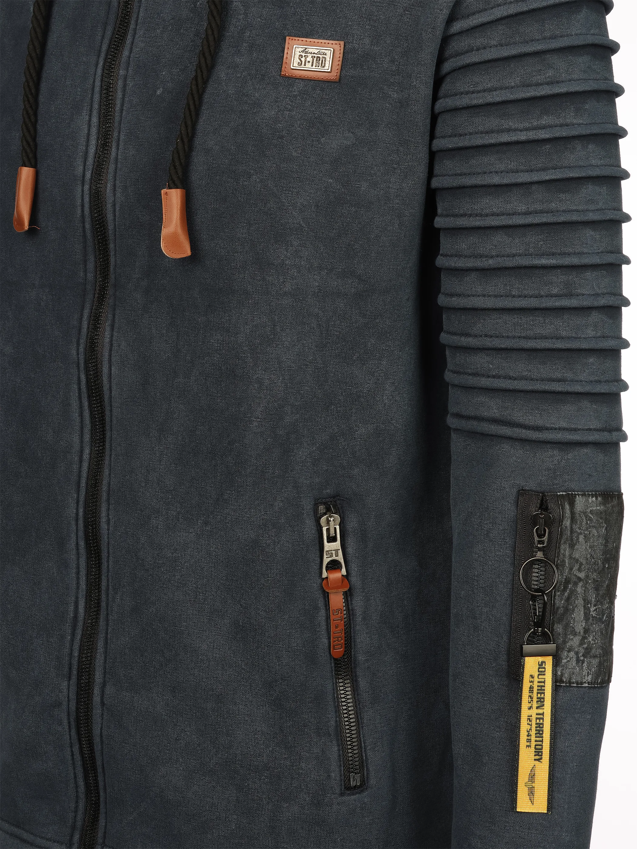 Southern Territory He. Bikersweatjacke grindle Marine 919492 NAVY 3