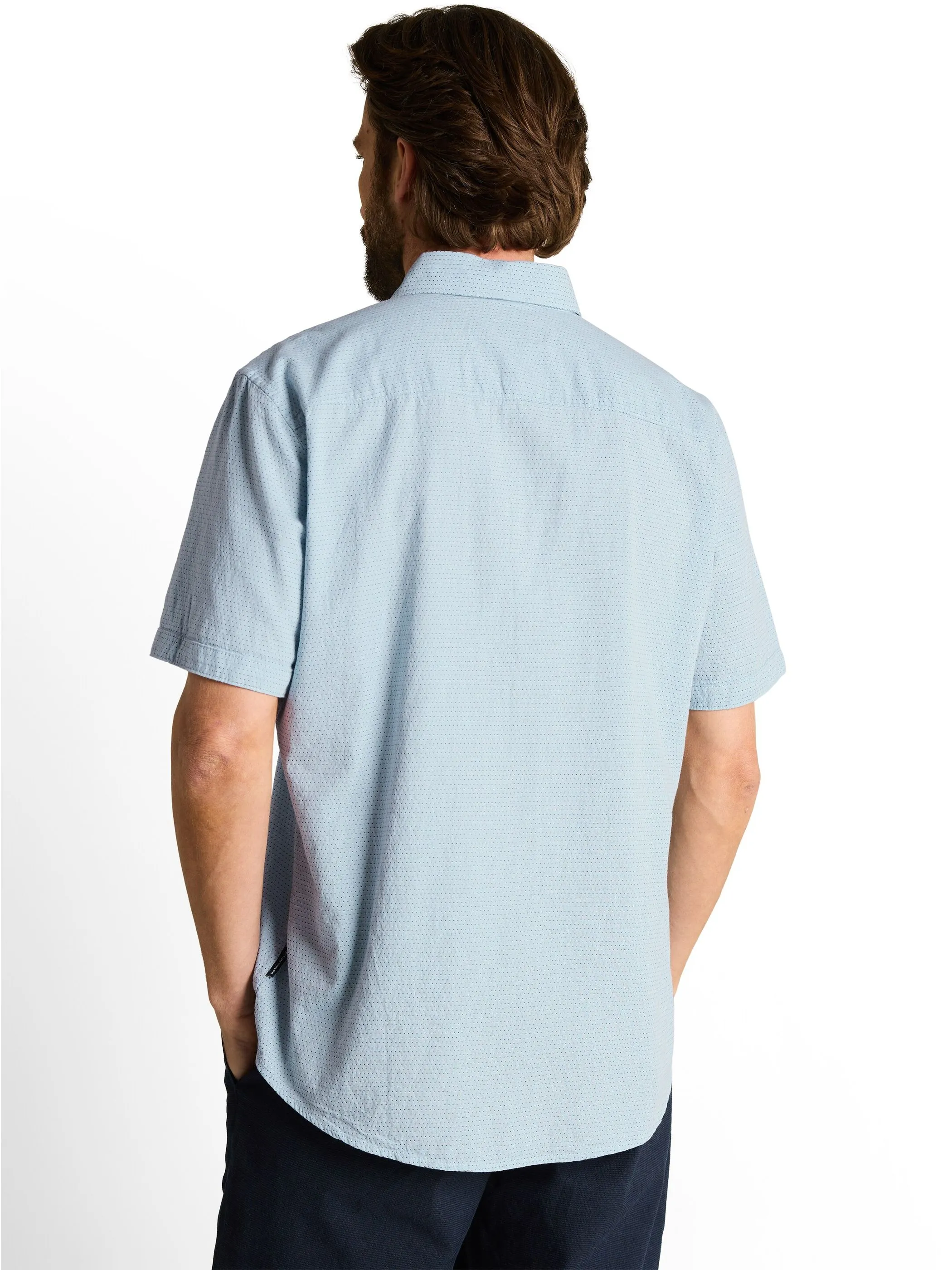 Tom Tailor 1051948 NOS structured shirt Blau 922118 39668 2