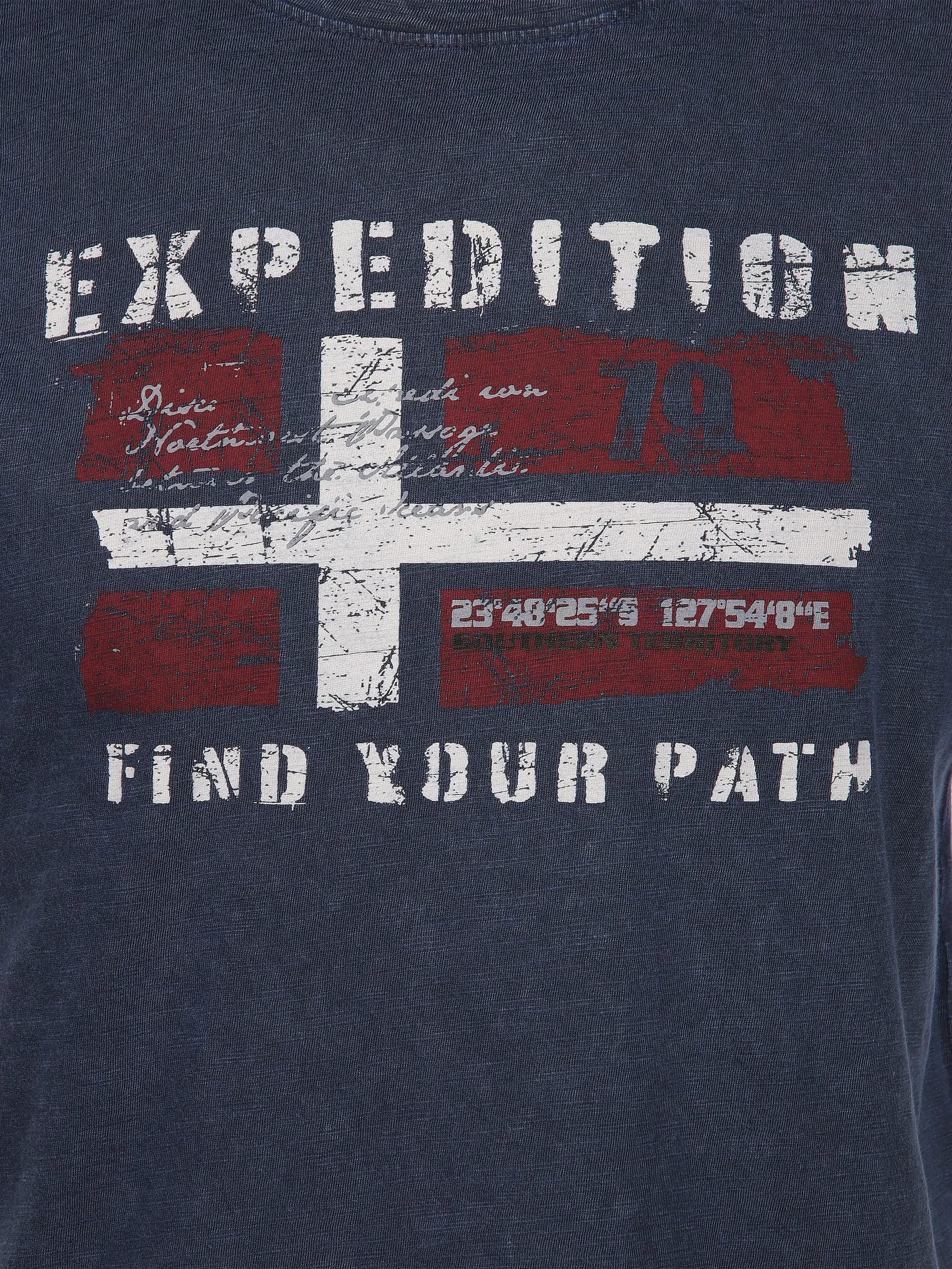Southern Territory He. T-Shirt 1/2 Arm Logo oilwash Blau 905105 NAVY 3 Southern Territory He. T-Shirt 1/2 Arm Logo oilwash Blau 905105 NAVY 3
