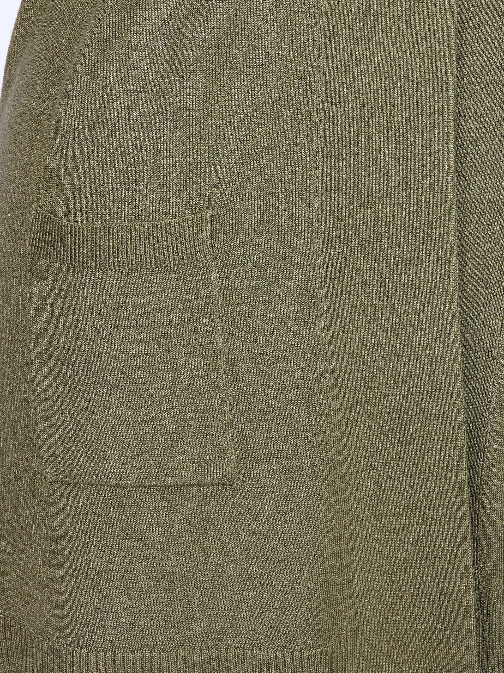 Sure Da-Cardigan m. 2 Taschen Oliv 905186 KHAKI 3 Sure Da-Cardigan m. 2 Taschen Oliv 905186 KHAKI 3